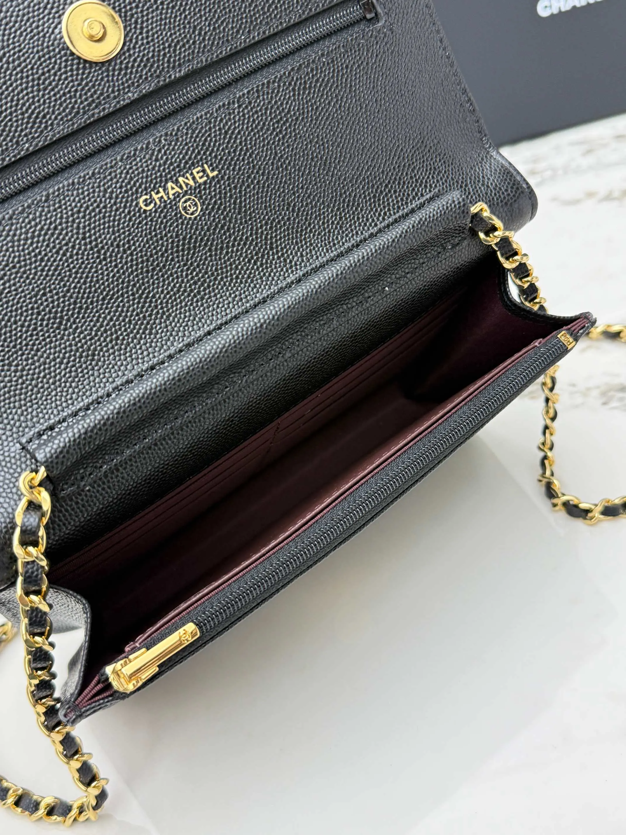 Chanel Chain Bag Leather