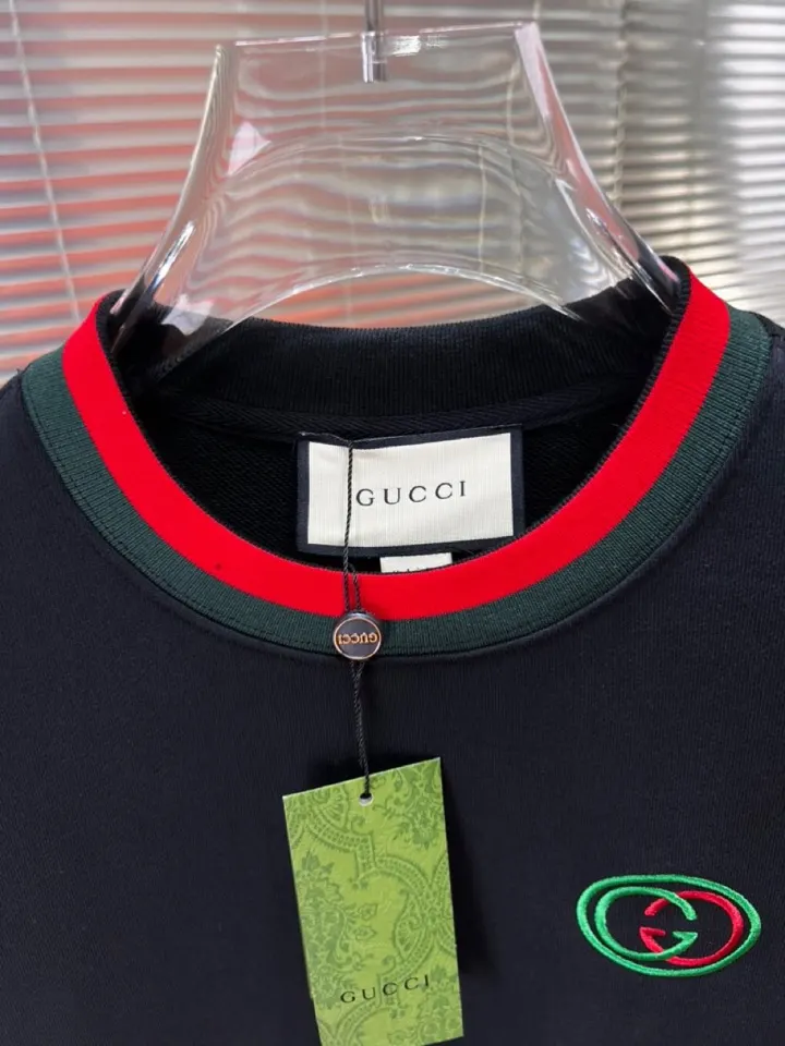 Gucci Logo印花圆领卫衣