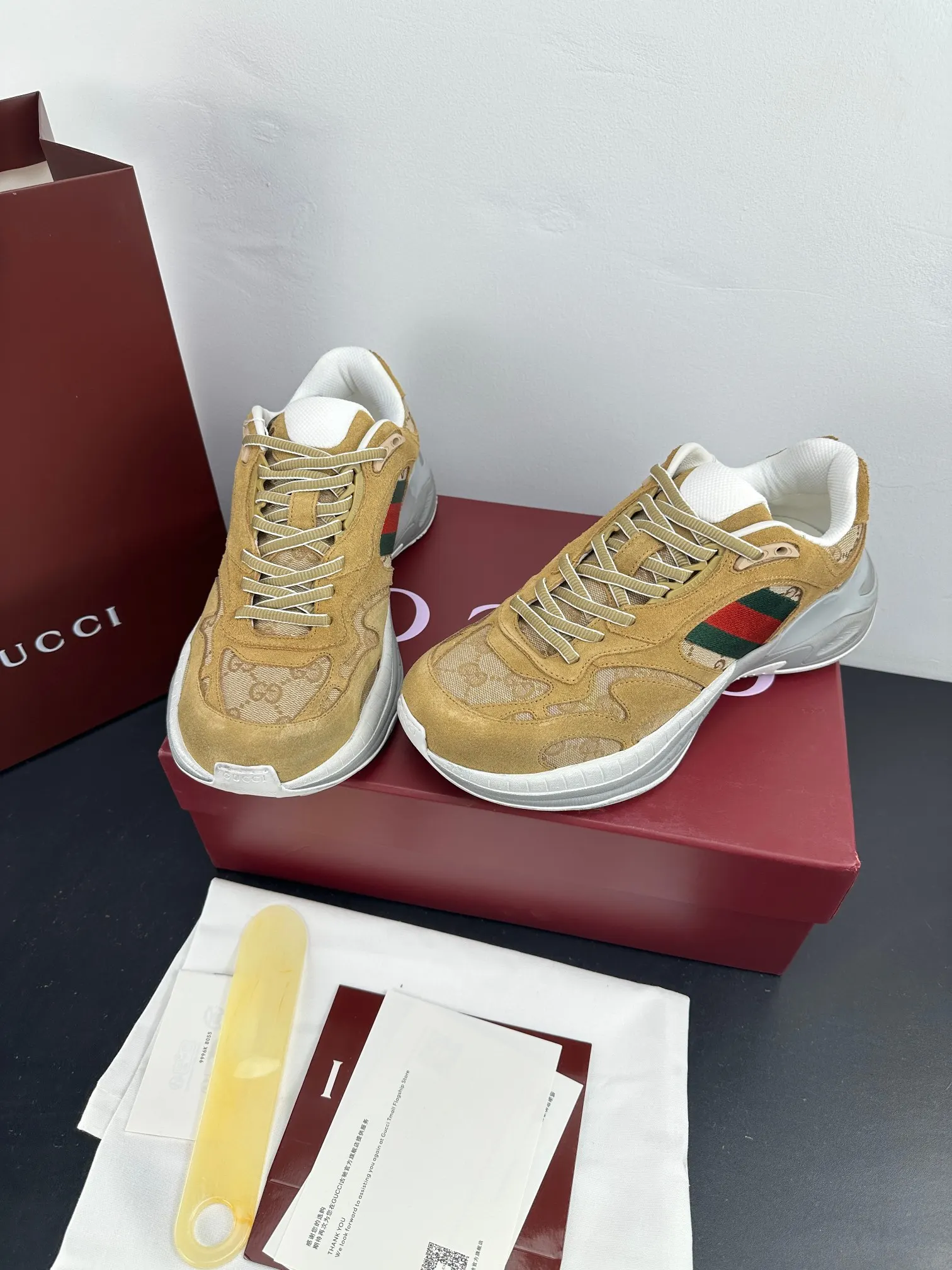 Gucci Logo休闲运动鞋 百搭款