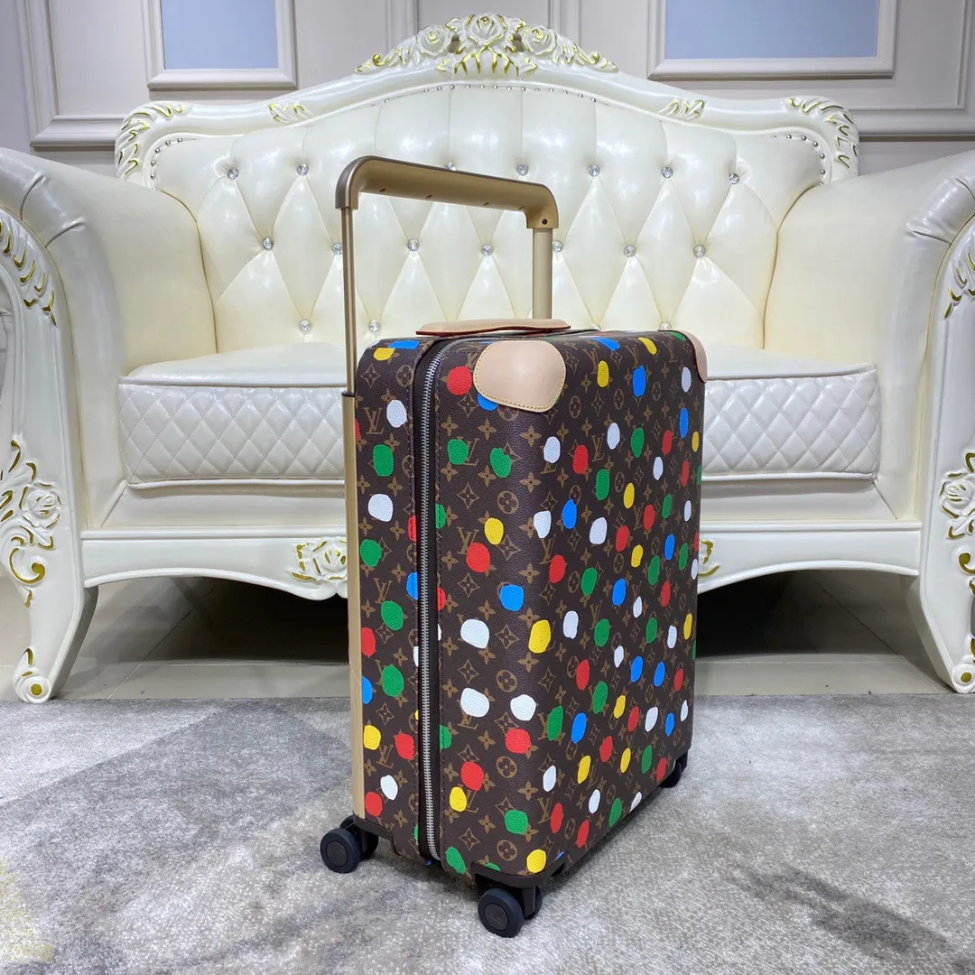 拉杆箱旅行箱 变色皮 海关锁 万向轮 鋁制宽拉杆時尚 行李箱 旅行拉杆款 輕便出行款