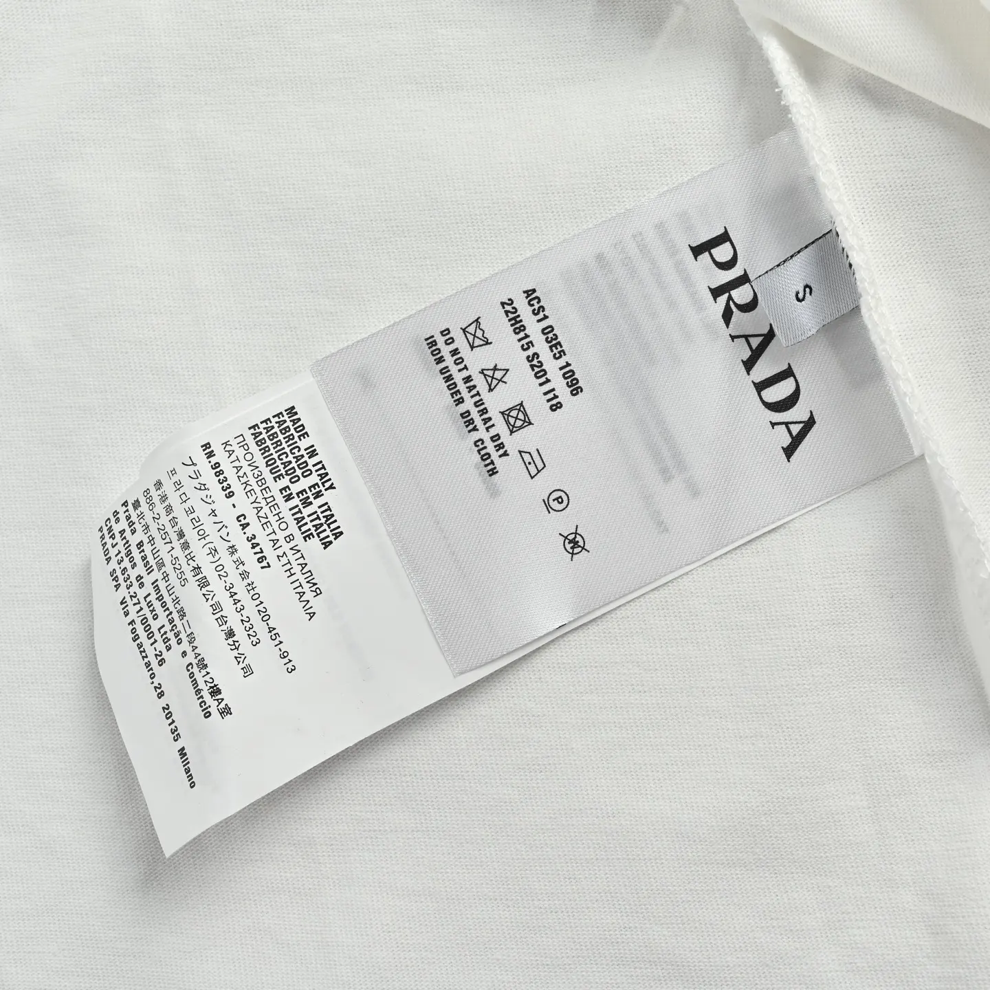 PRADA 三角标 字母 短袖T恤 休闲百搭款