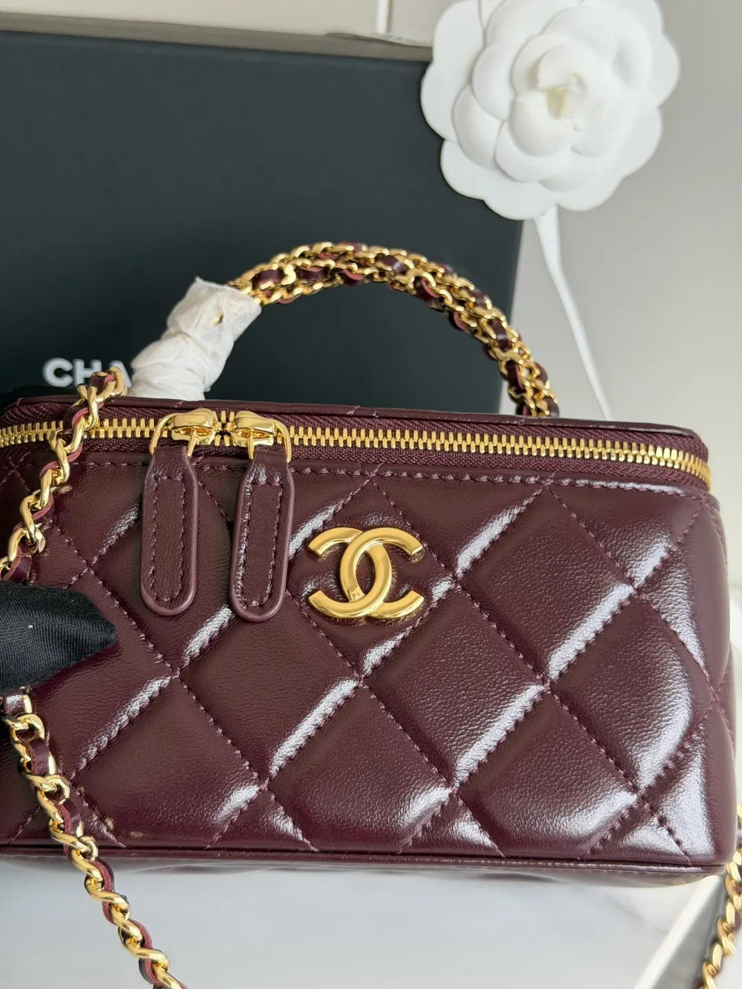 Chanel Top Handle Bag Commuter Classic