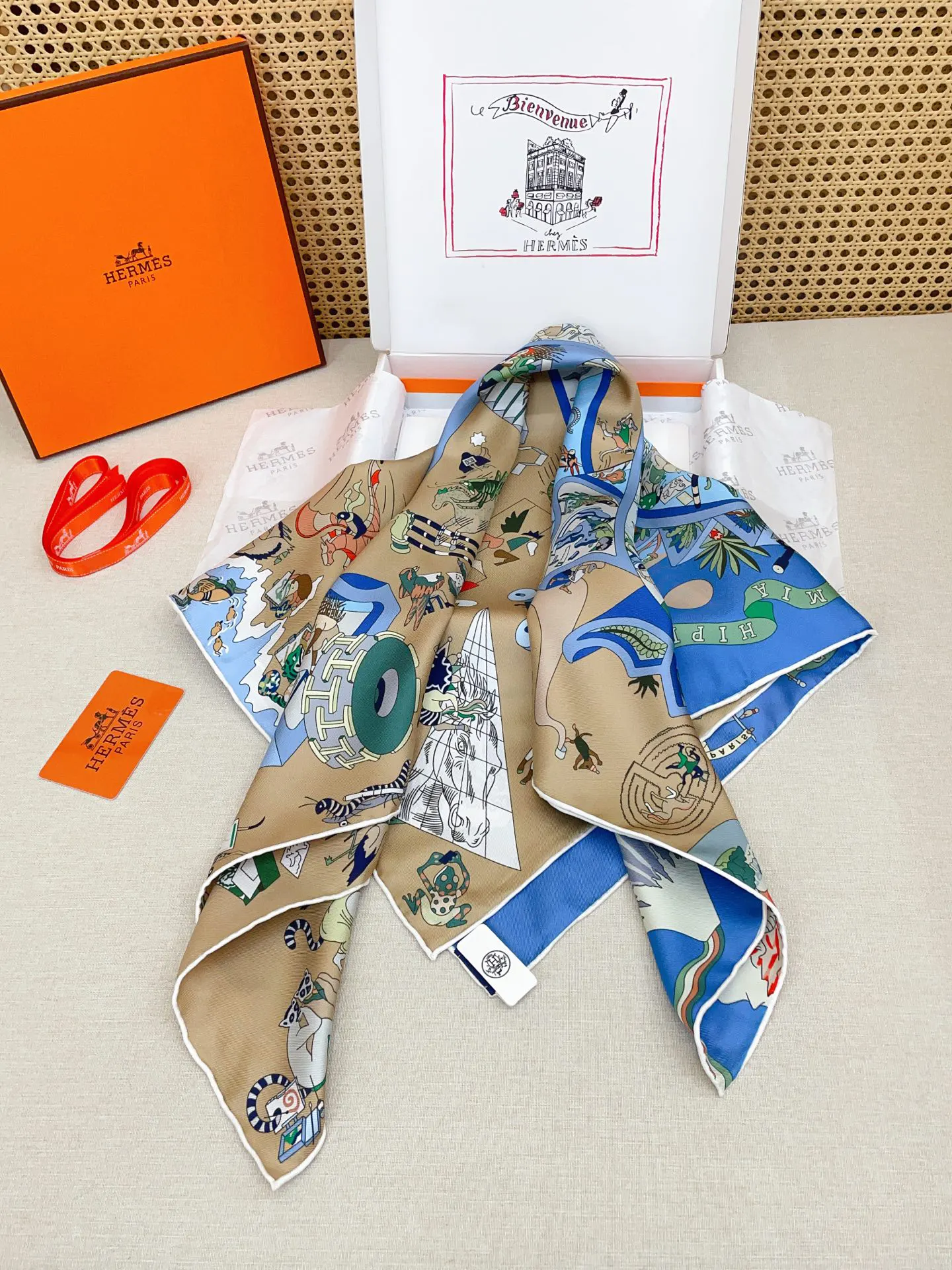 Hermès 丝巾 精致配饰