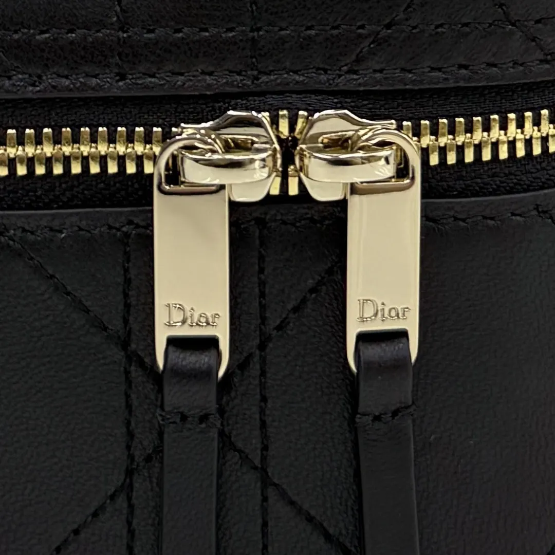 Dior 黑色 金色 羊皮 链条包 精致链条款