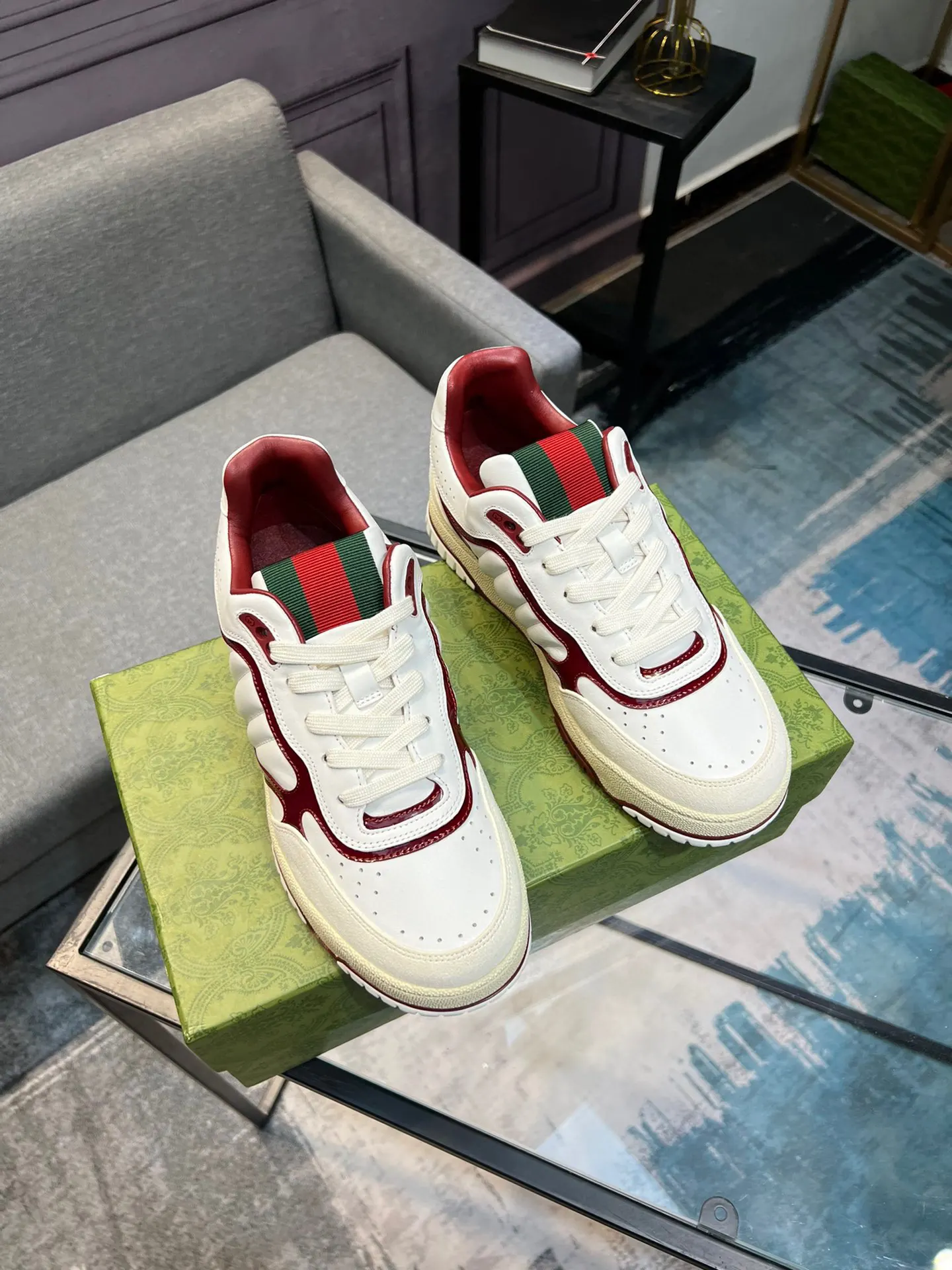 Gucci Logo休闲运动鞋