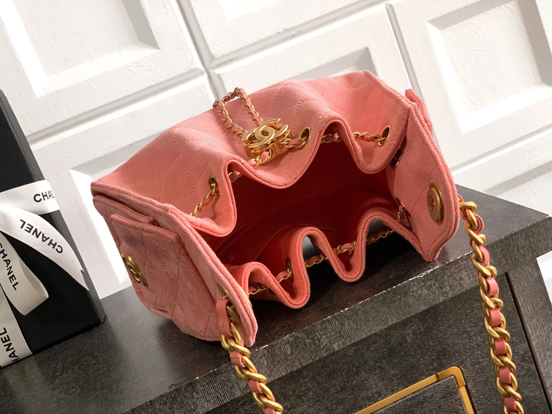 Pink Chain Bag Image 9 Pink Chain Bag Image 9