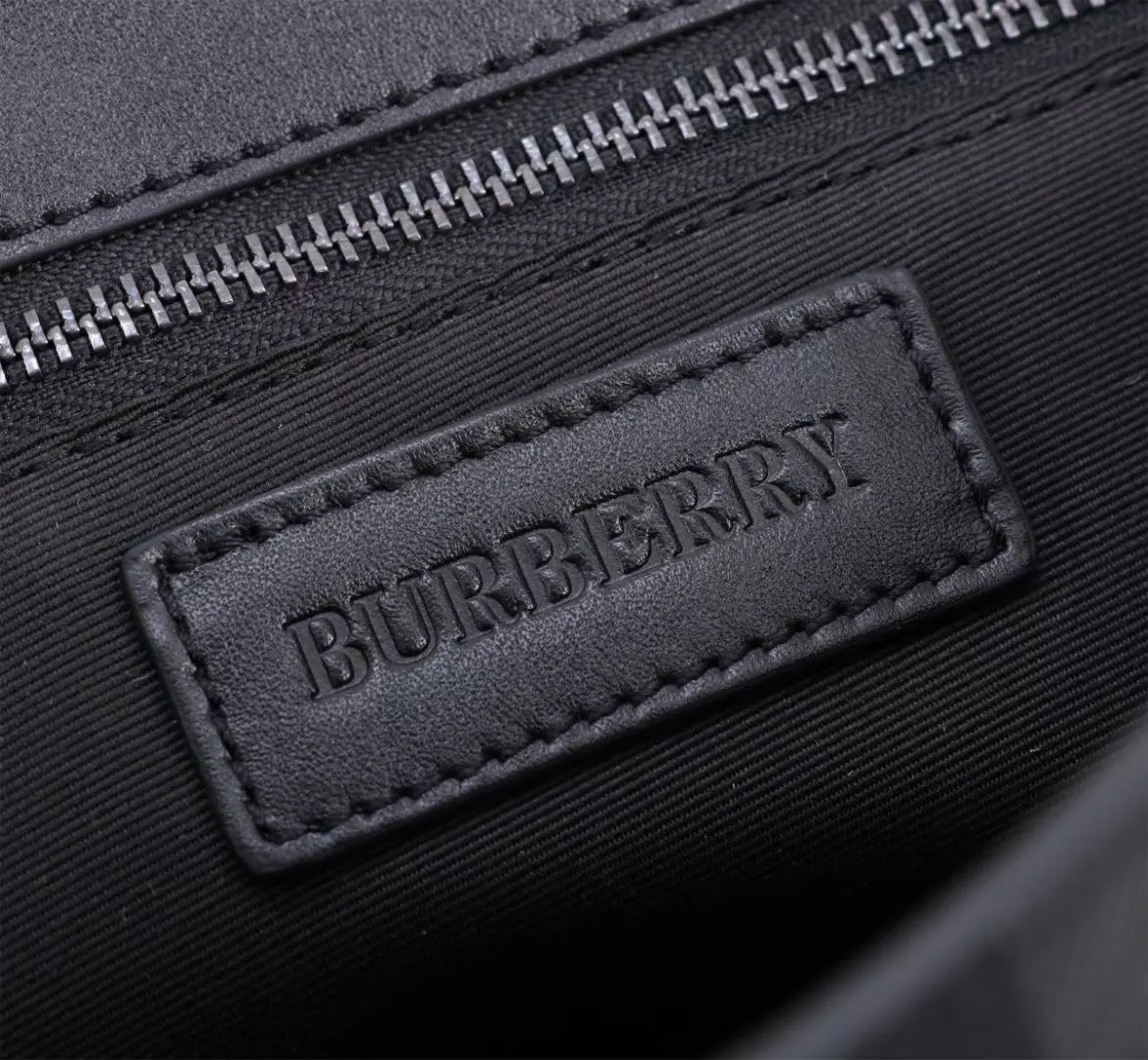Burberry 灰色 皮革 收納包 旅行收納款