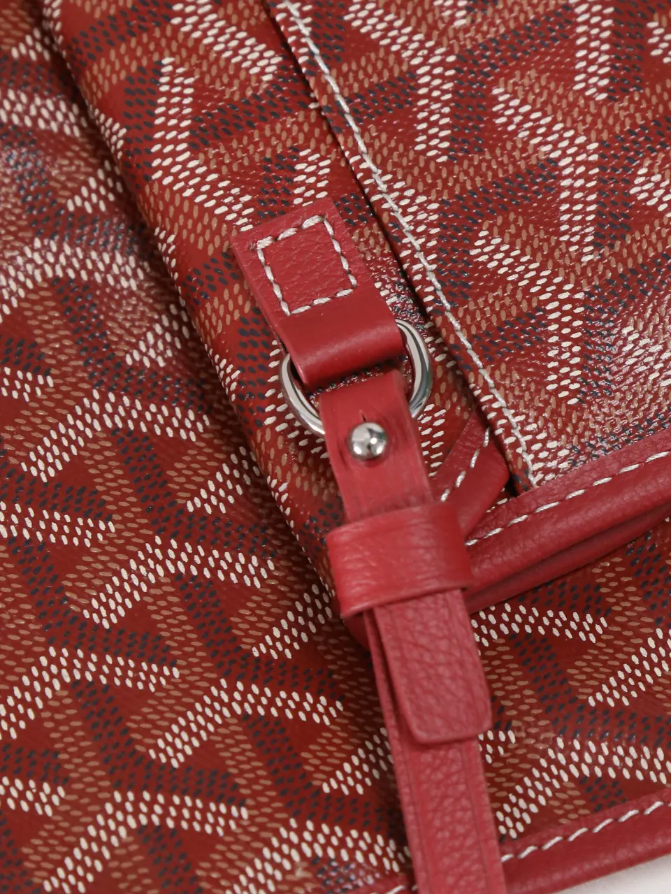 Goyard 紅色 帆布 腋下包 復古腋下背款(數字9) Goyard 紅色 帆布 腋下包 復古腋下背款(數字9)