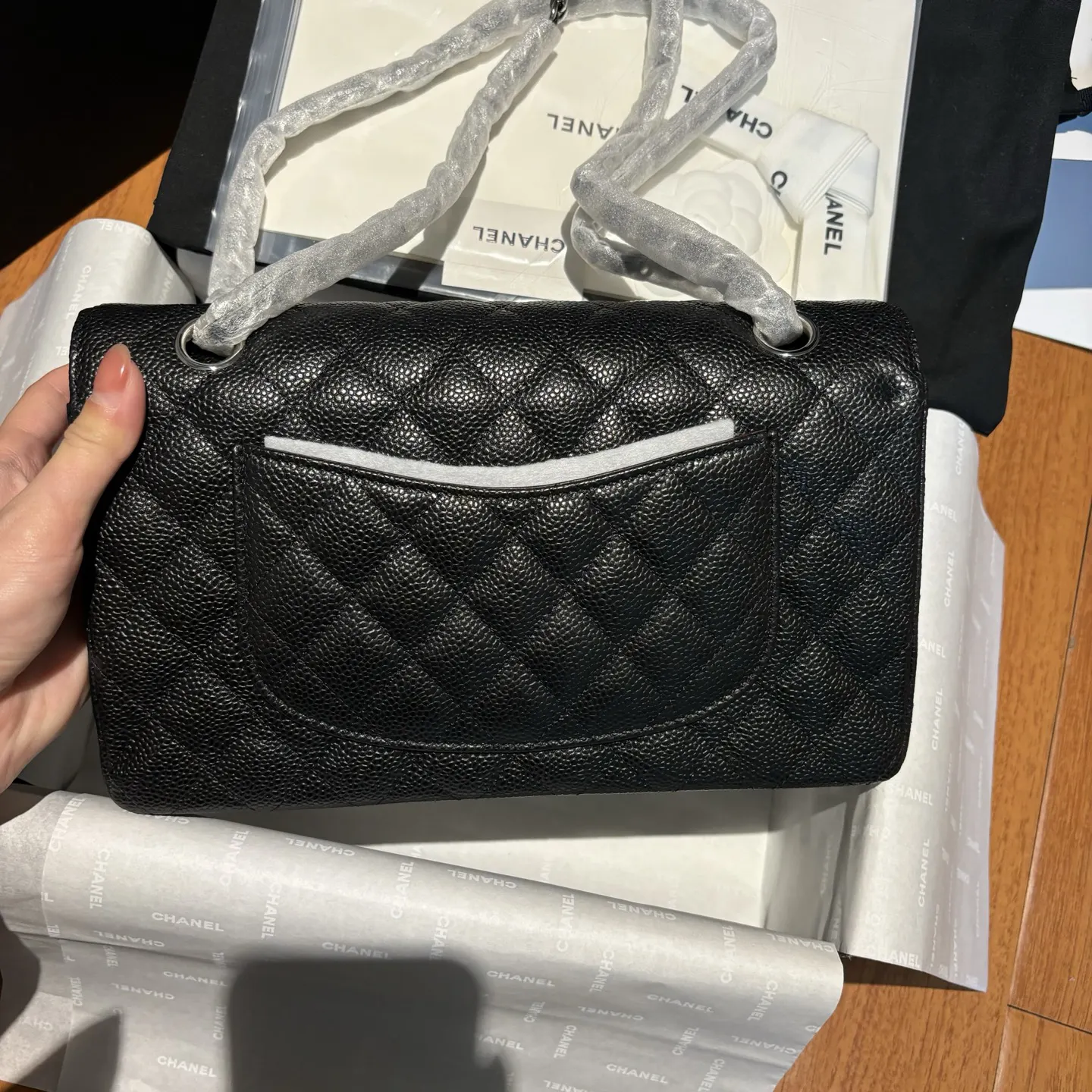 CHANEL 渠道级CF 最新 hass皮 斜背包 輕便斜挎款