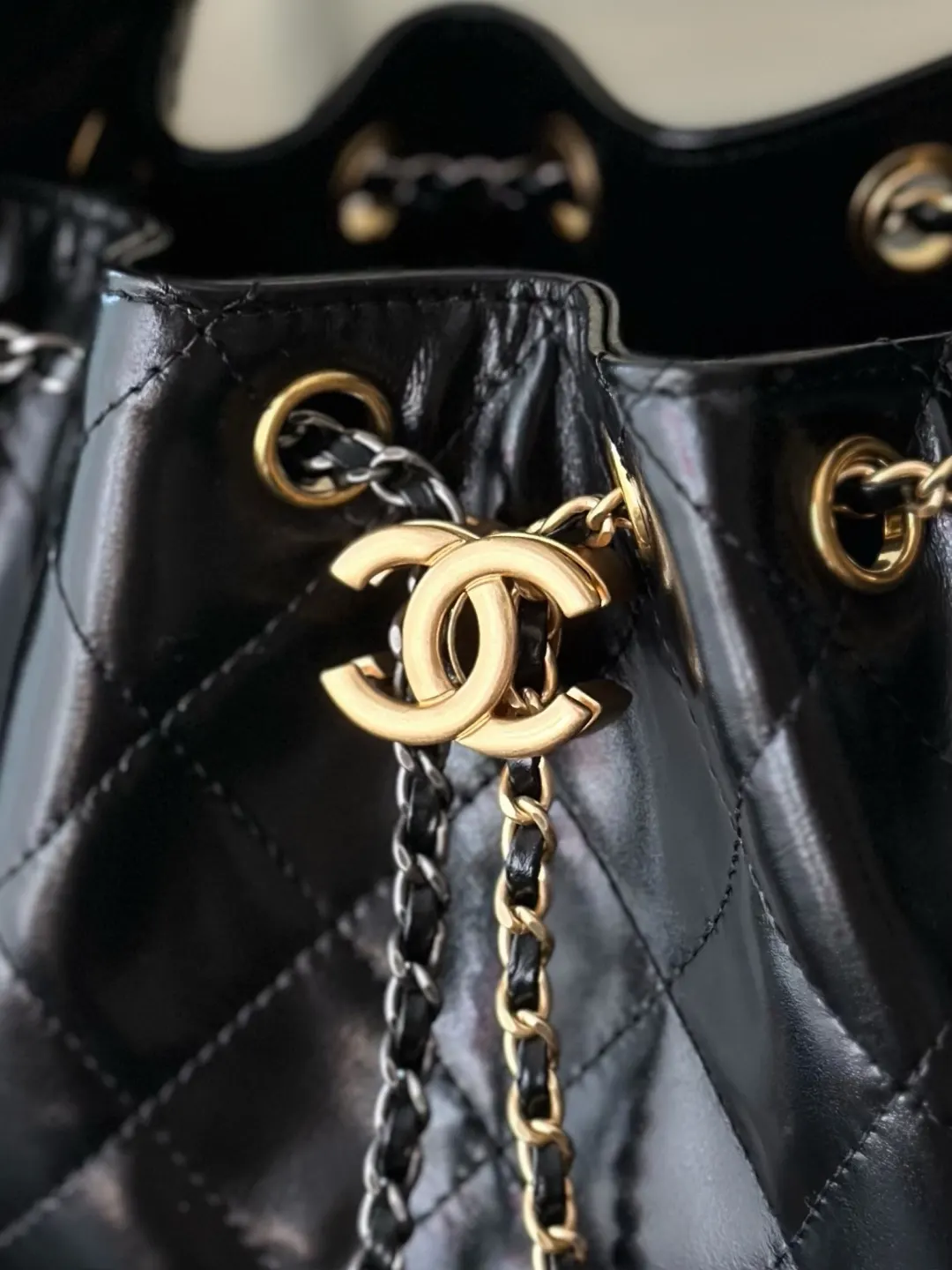 Bucket Bag Casual Leather