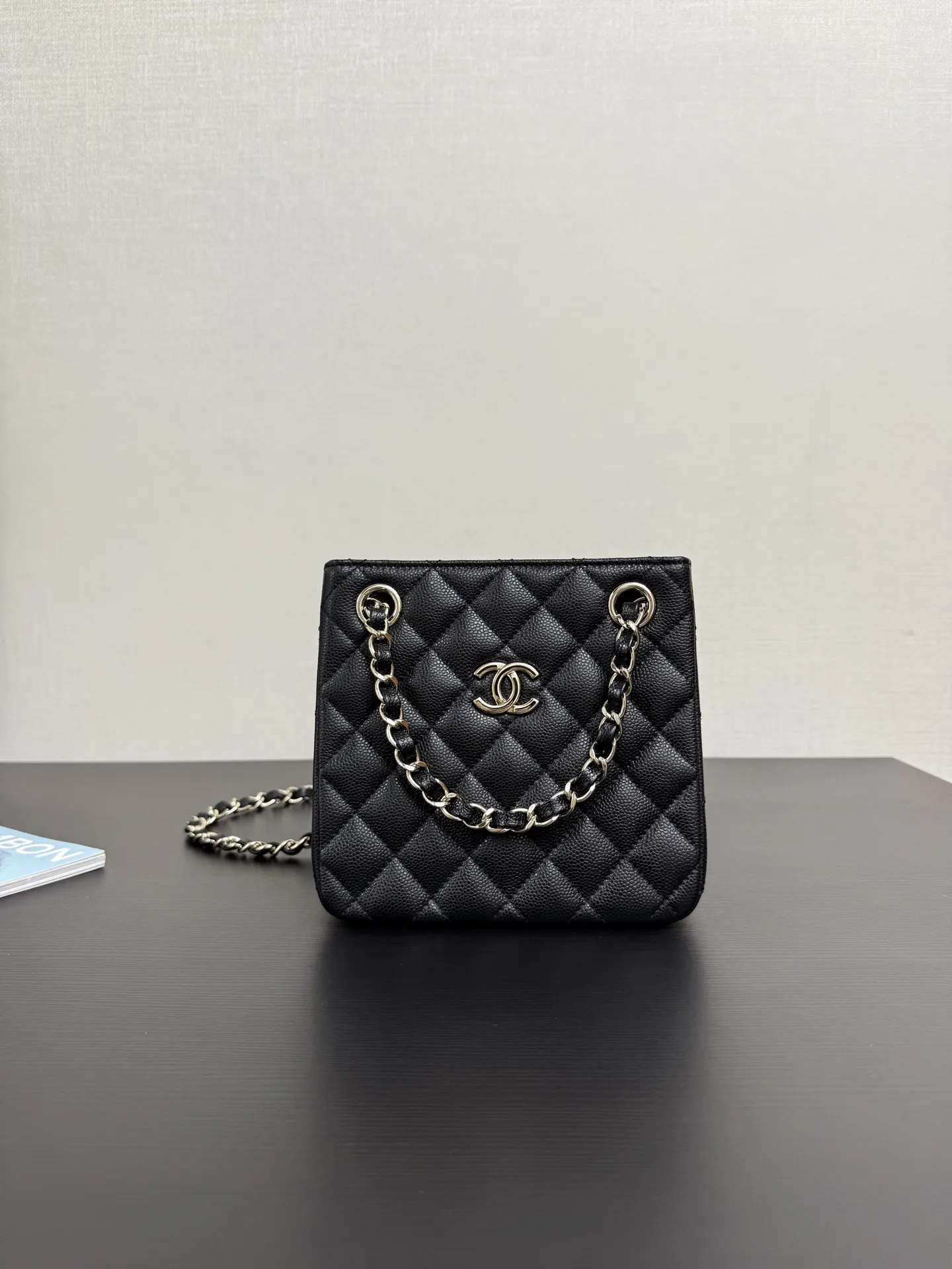 牛皮 批 mini tote 黑金荔 托特包 大容量托特款