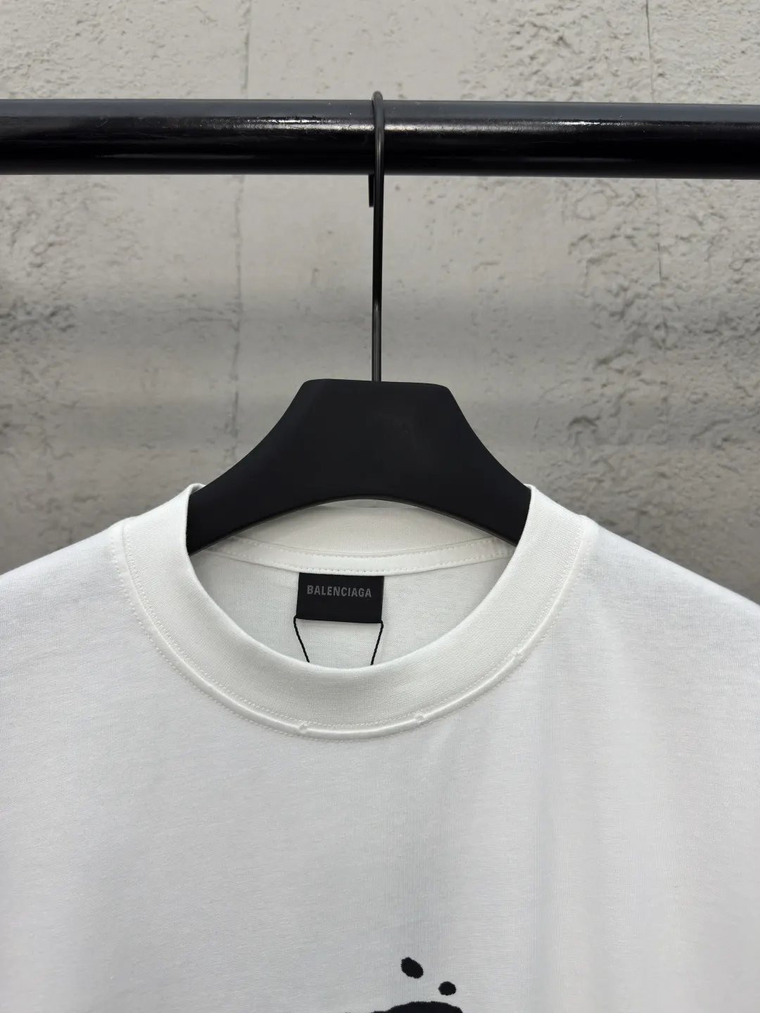 Balenciaga 白色 純棉 Logo 短袖T恤
