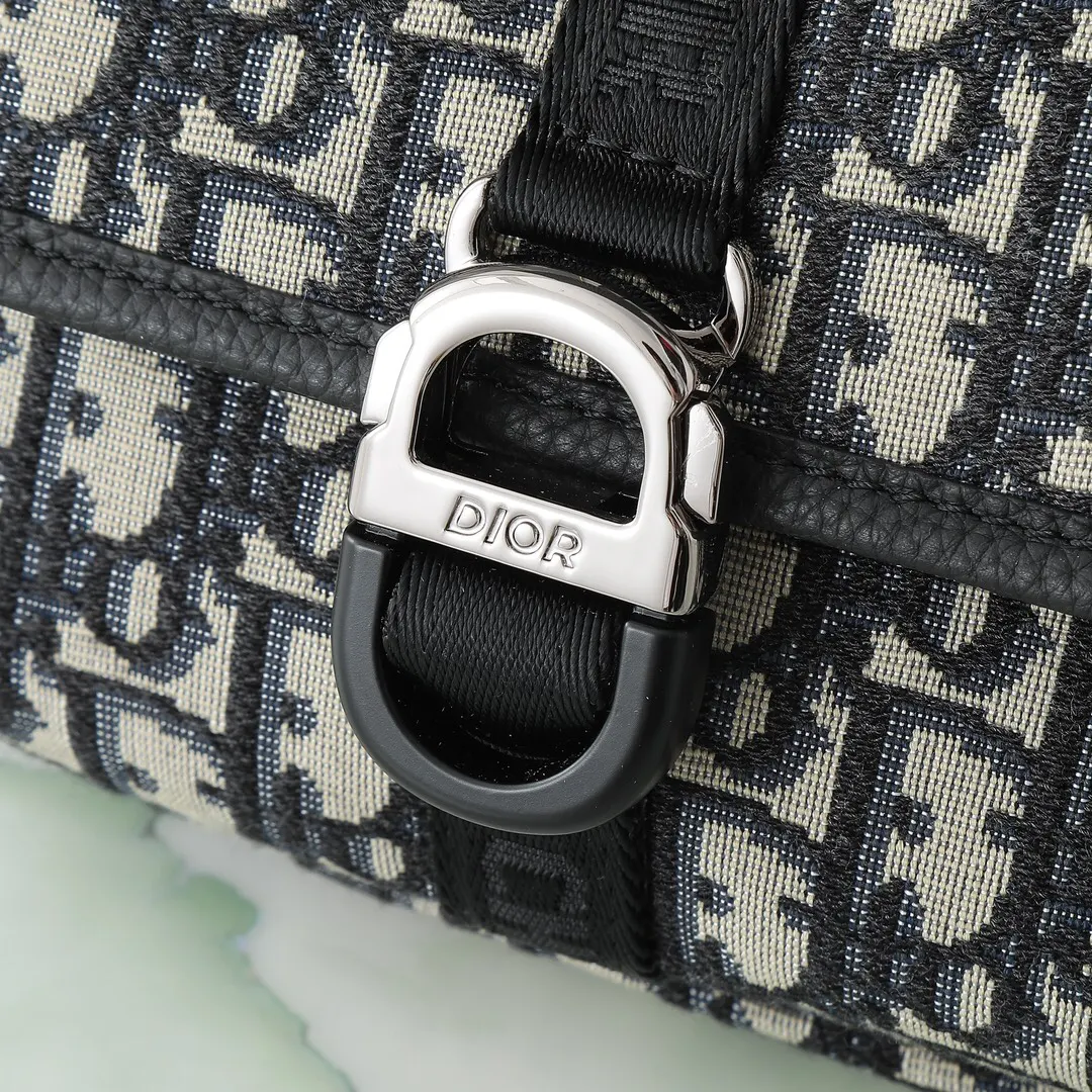 Black Beige Belt Bag Casual Fashion Leather