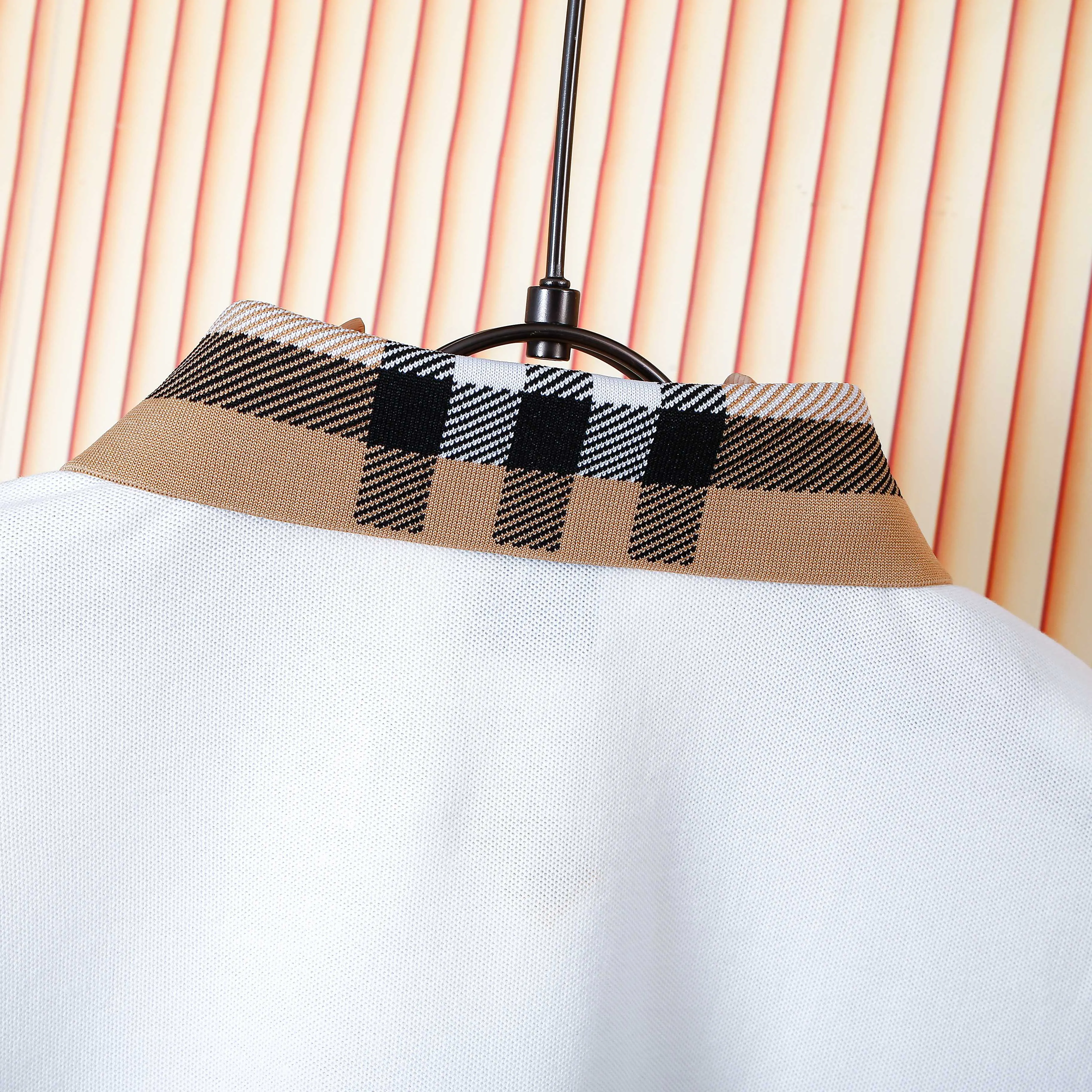 Burberry 格纹 Polo衫 休闲百搭款