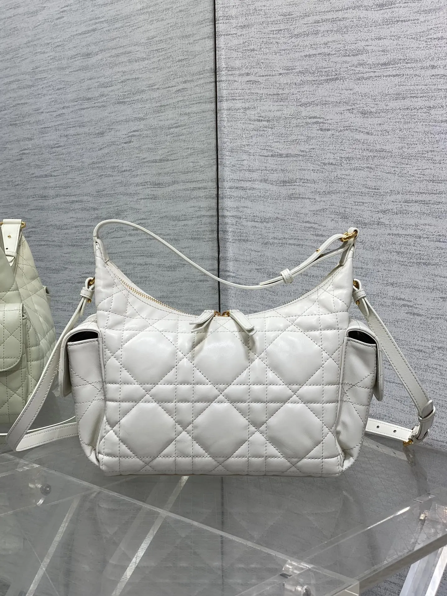 Dior Hobo Shoulder Bag Vintage Leather