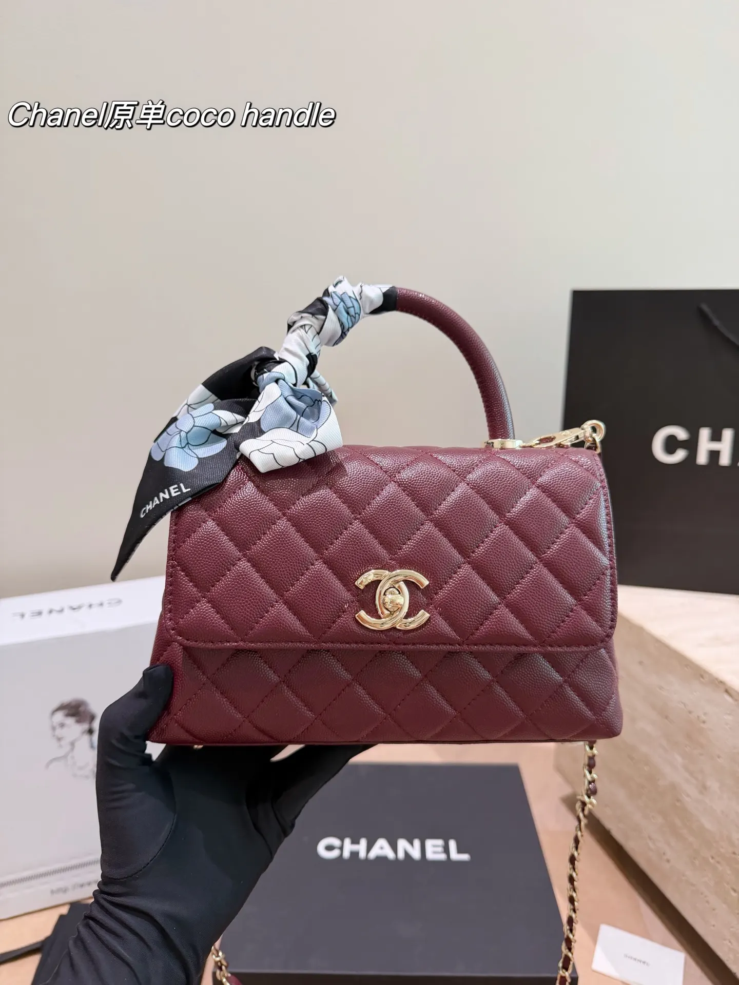 Chanel Organizer Pouch Travel Leather