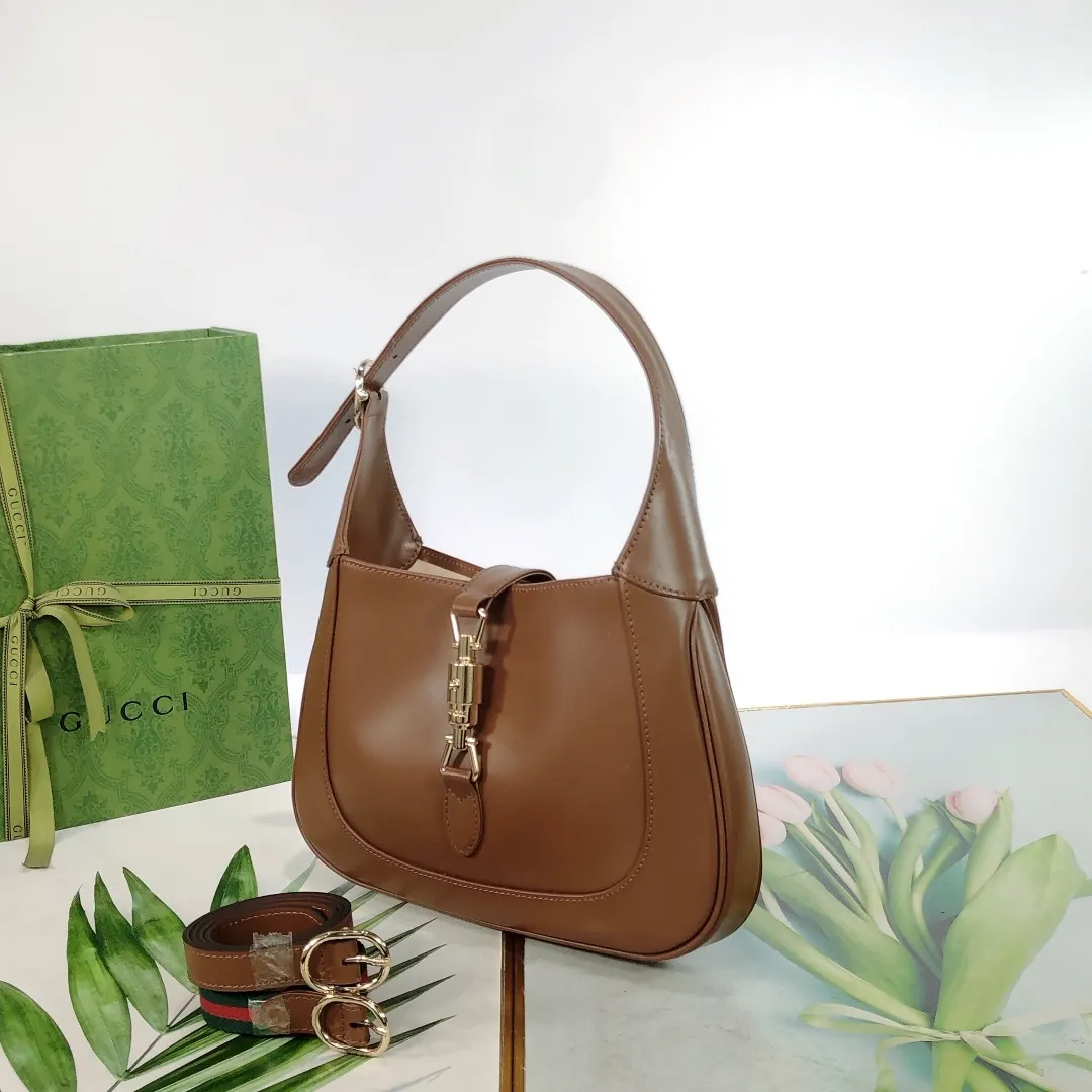 Brown Hobo Shoulder Bag Vintage