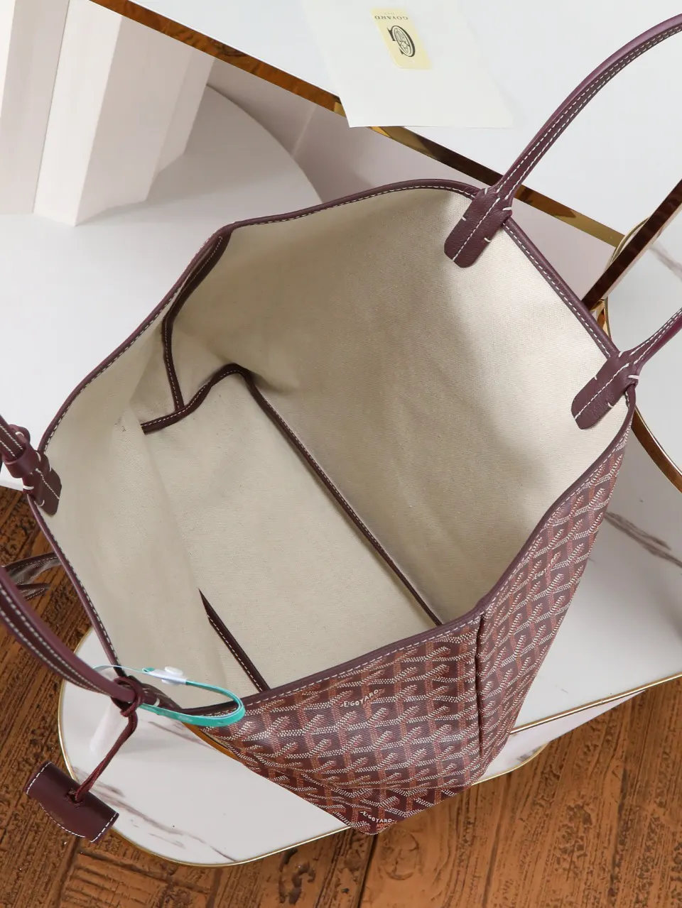 Goyard Hobo Shoulder Bag Vintage Canvas
