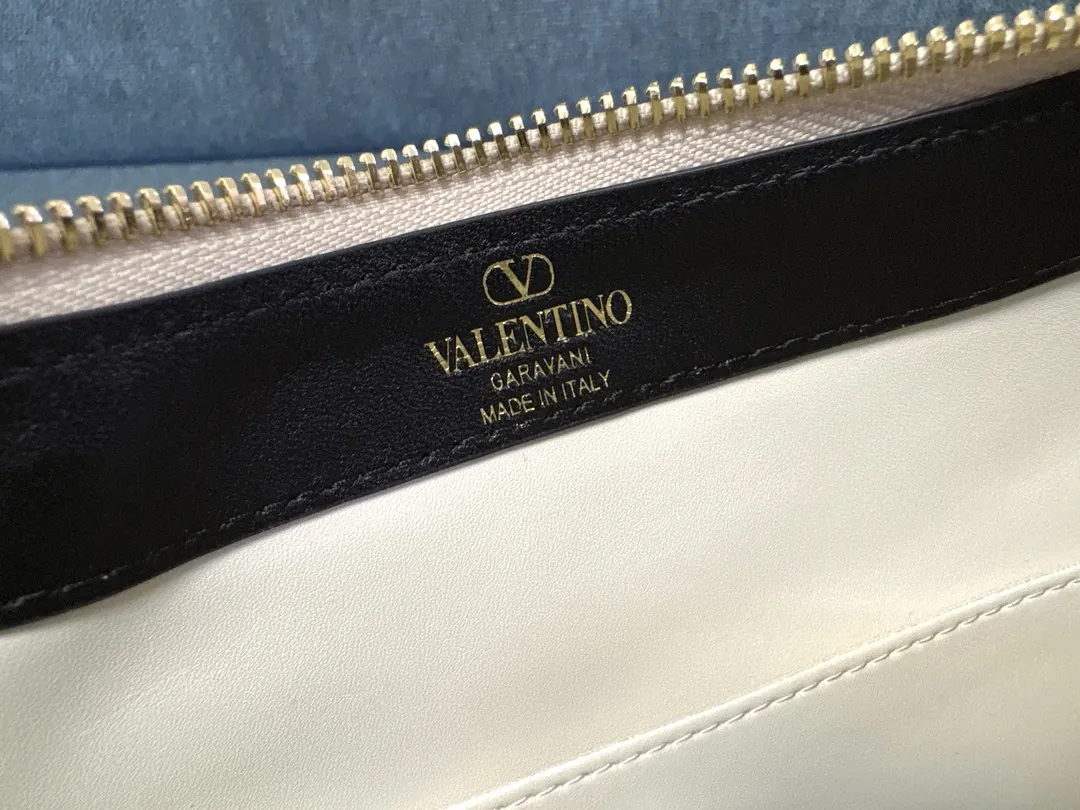Valentino Hobo 拼色 羊皮 腋下包 复古腋下背款
