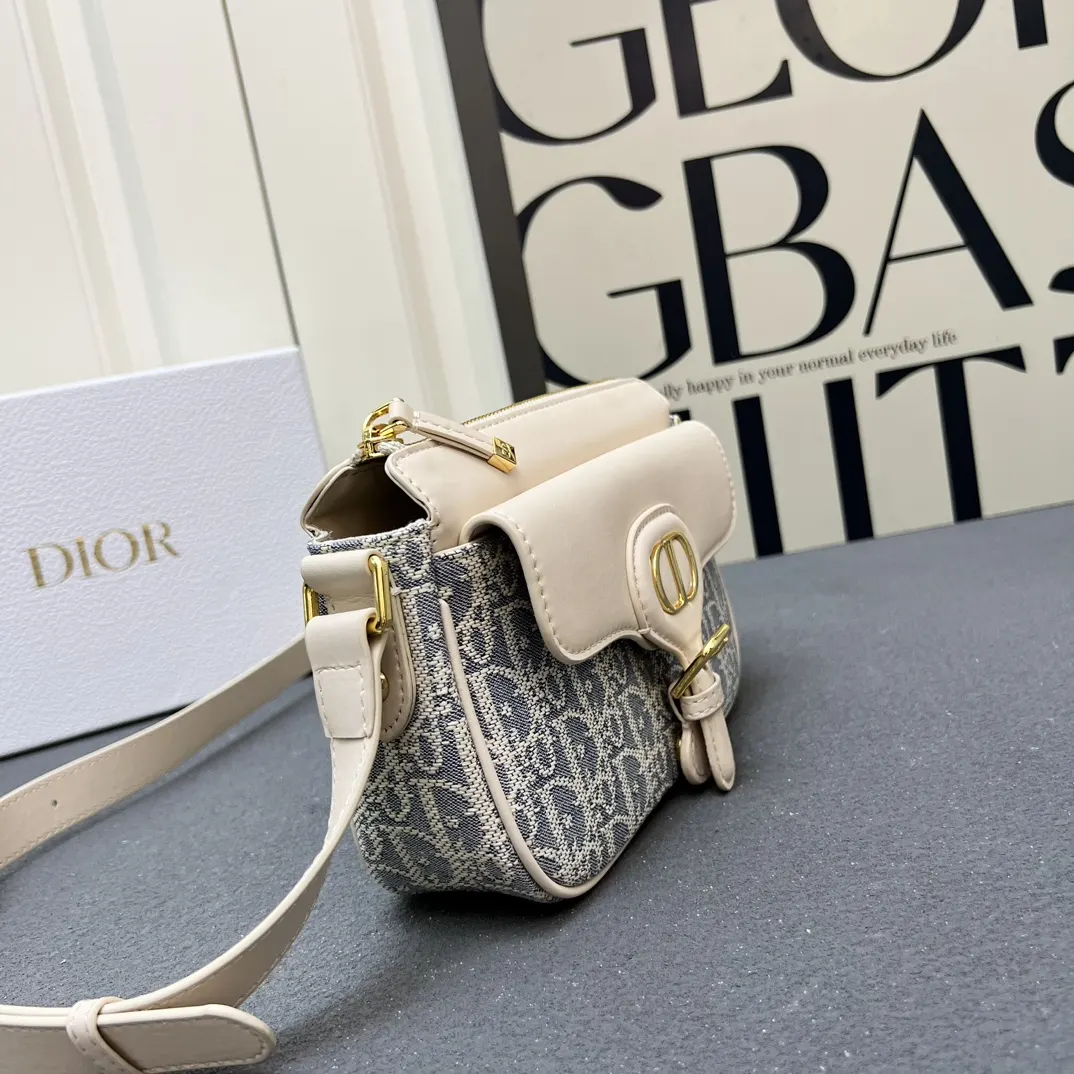 Dior Oblique老花牛皮手袋 手提斜挎 复古