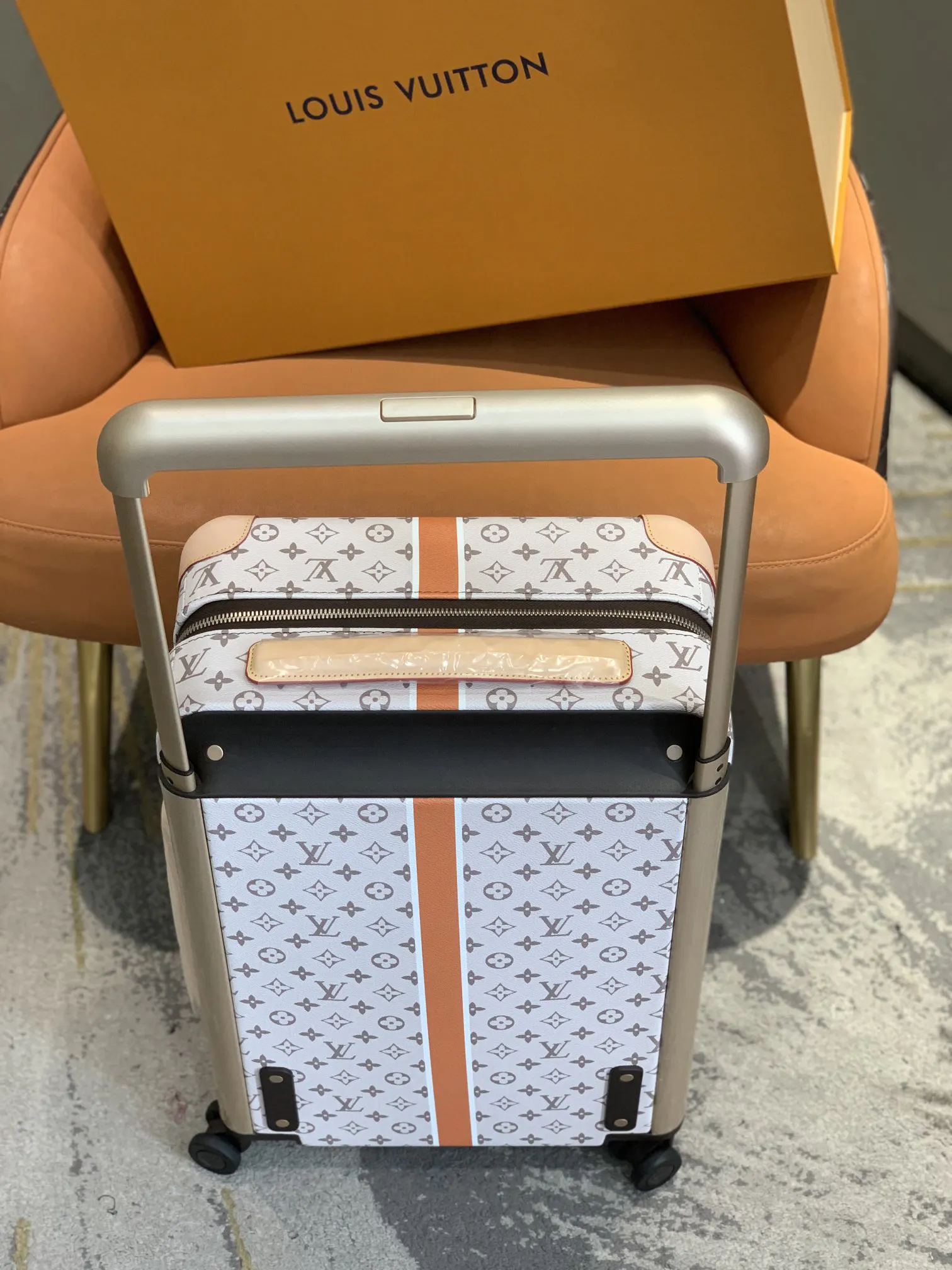 Gray Silver Suitcase Travel Lightweight