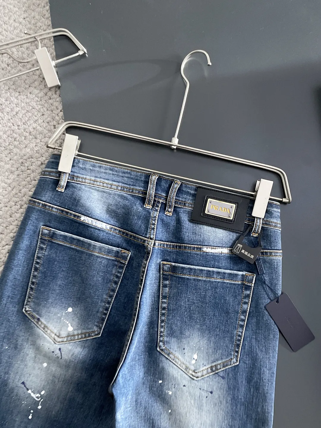 Prada 牛仔 短裤