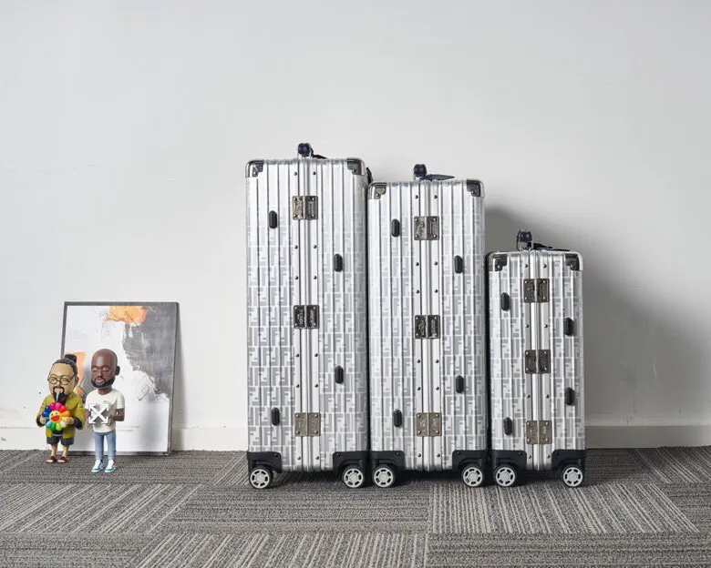 Black Blue Suitcase Travel Lightweight