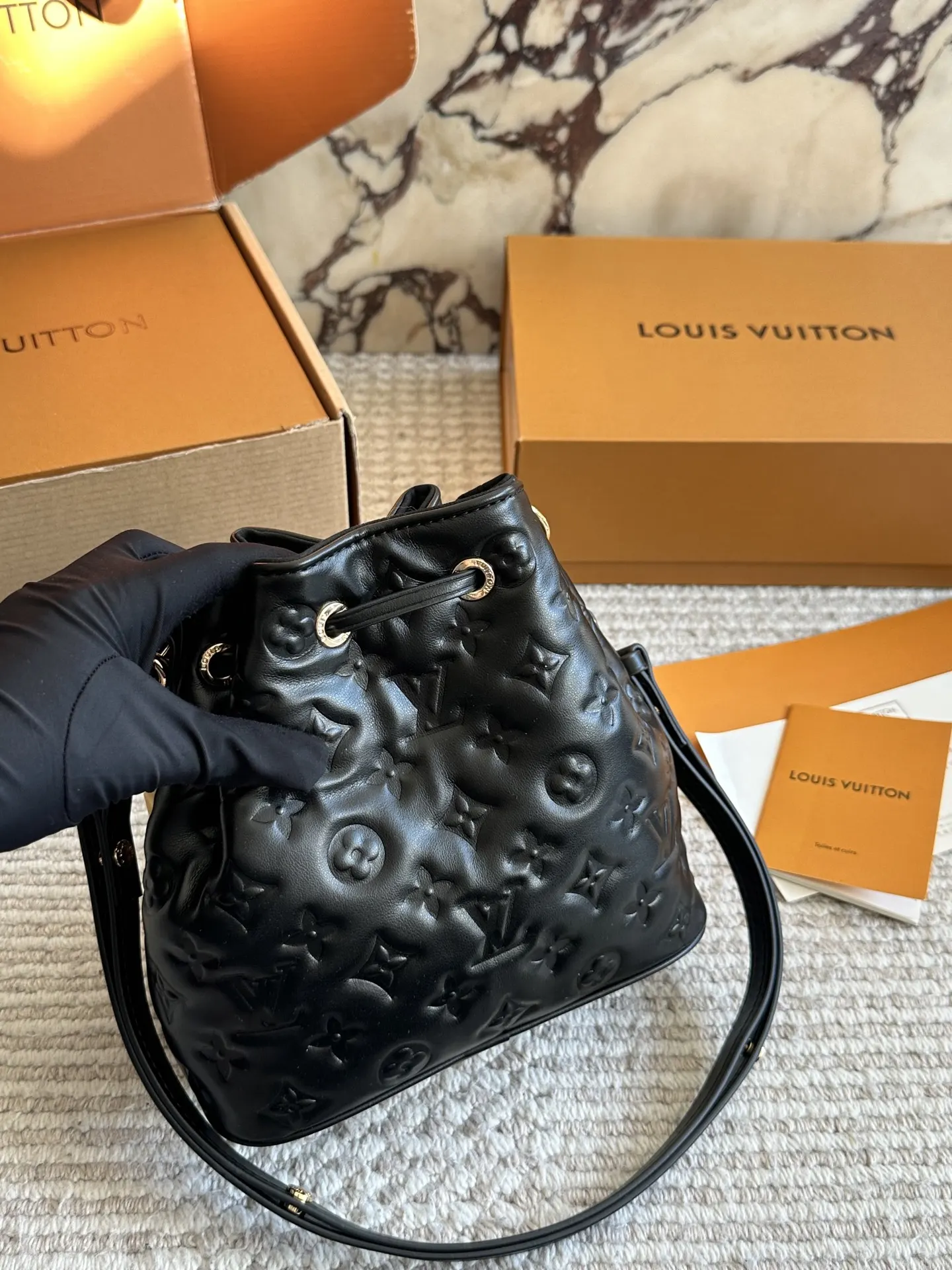 LV 盒 L家 小水桶 上 水桶包 休閒水桶款