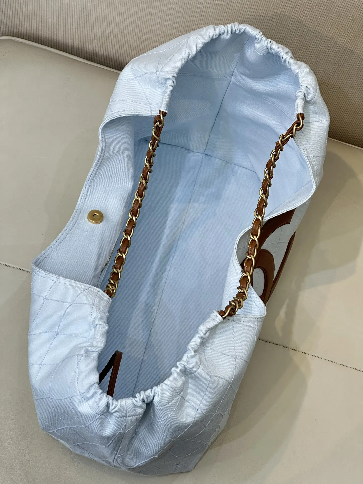 CHANEL 黑色 白色 托特包 大容量托特款