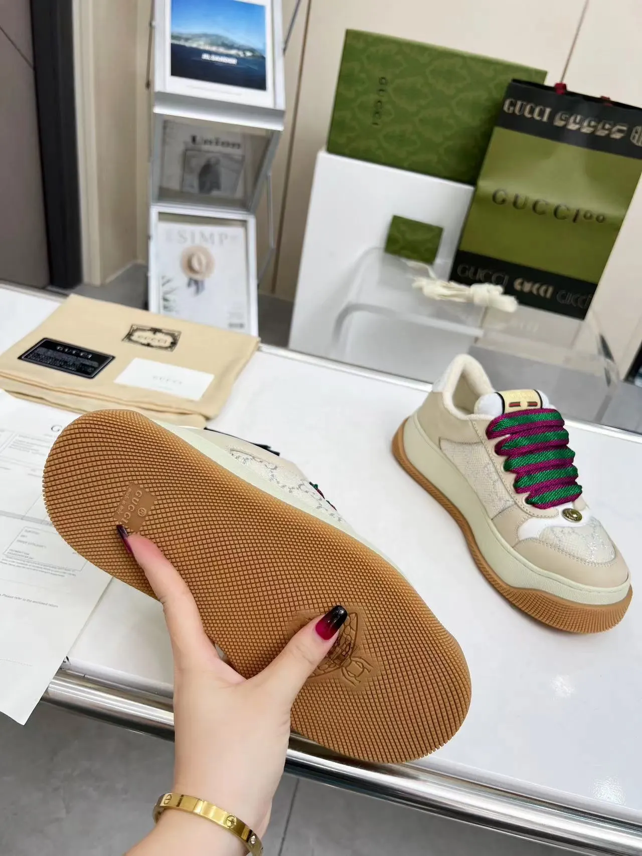 Gucci Logo休闲运动鞋