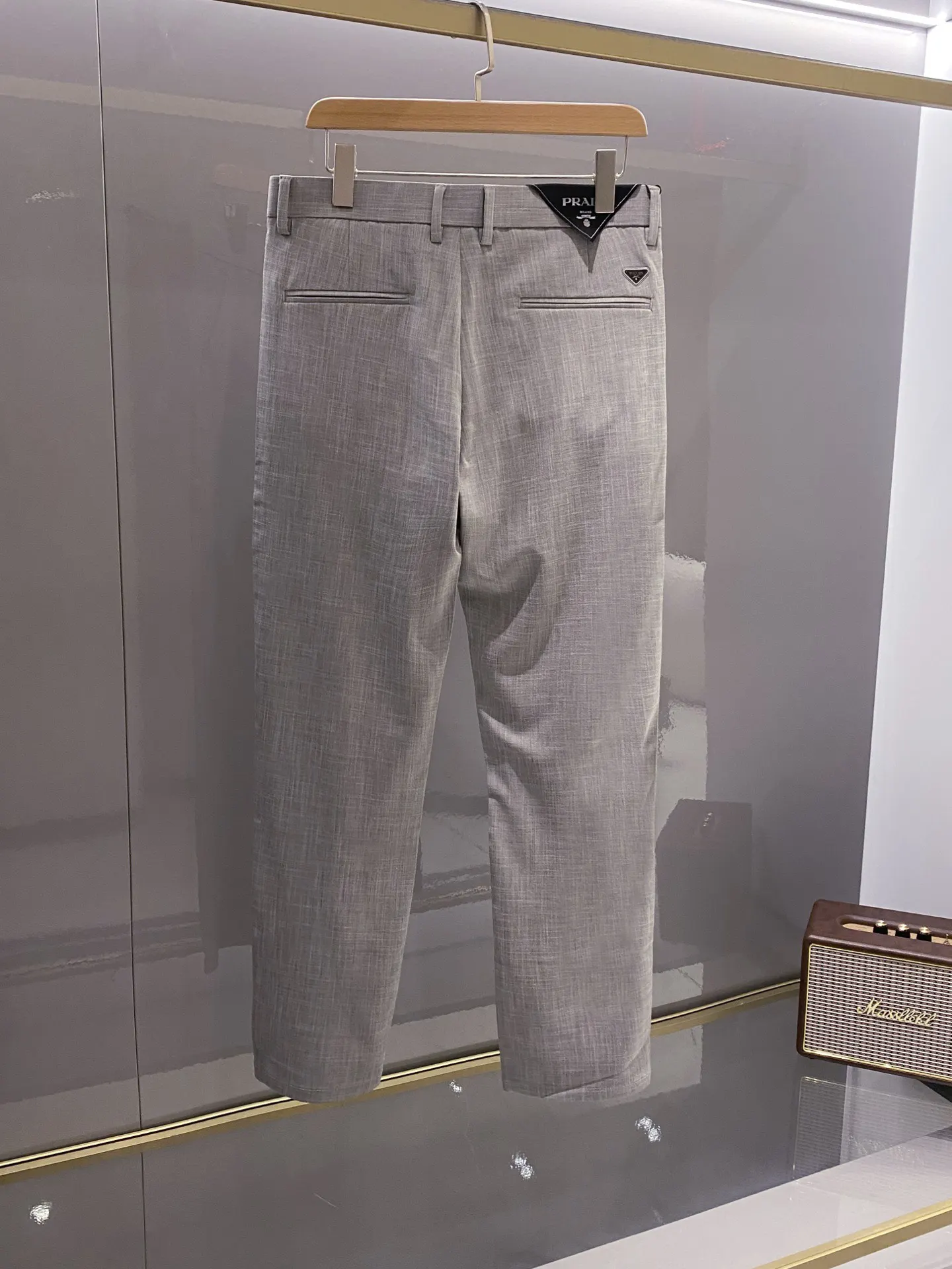 Prada 棉质 三角标 裤子