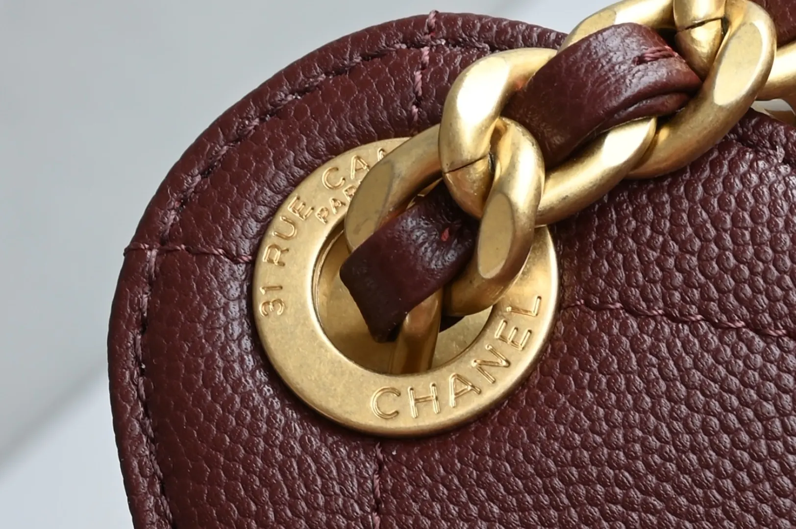 Red Fashion Item Travel Leather