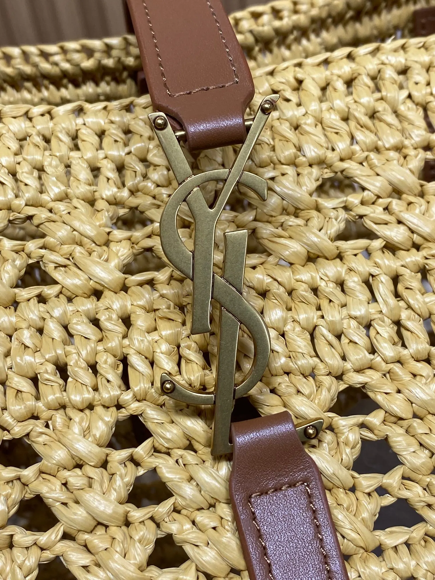 YSL 牛皮 容量大 通勤 海边 日常都能用 托特包 大容量托特款