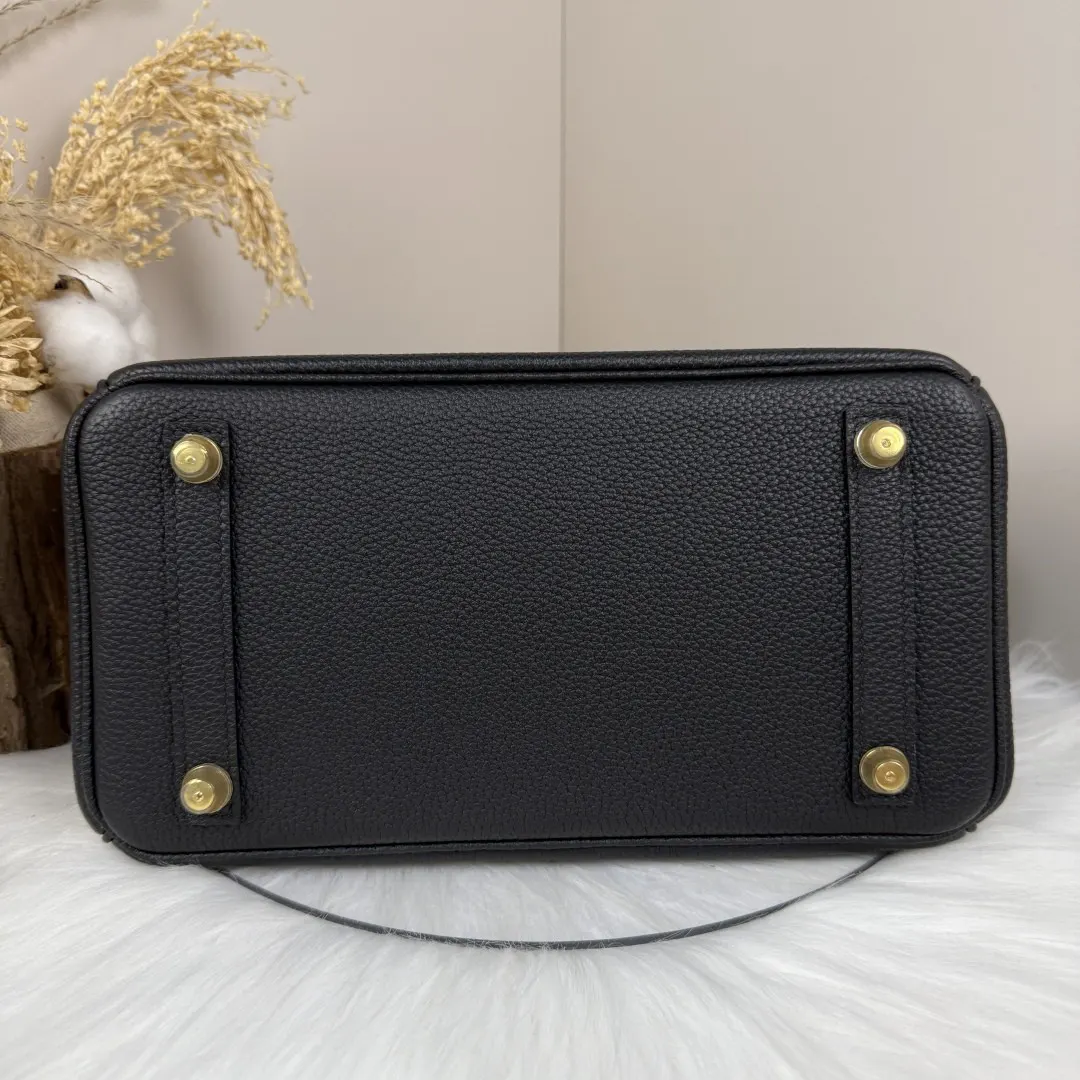 Hermès Birkin 黑色 Togo牛皮 手提包 13cm