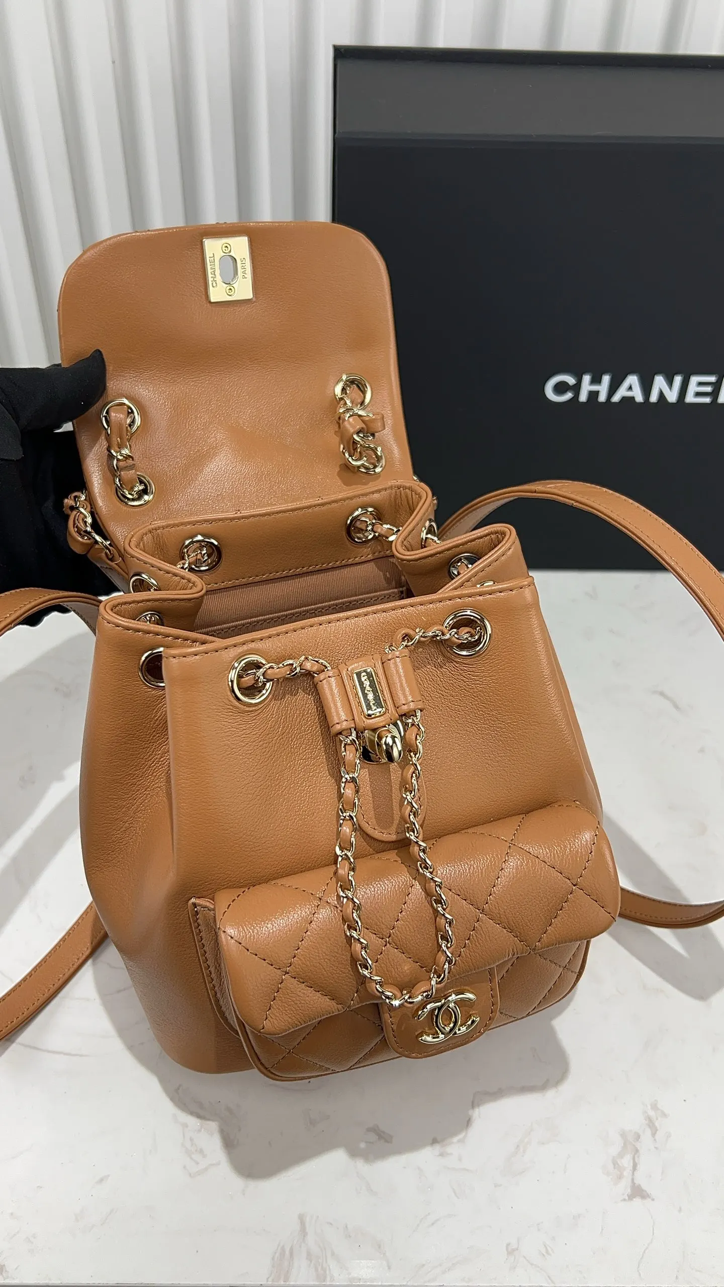 Chanel Backpack Leather Image 9 Chanel Backpack Leather Image 9