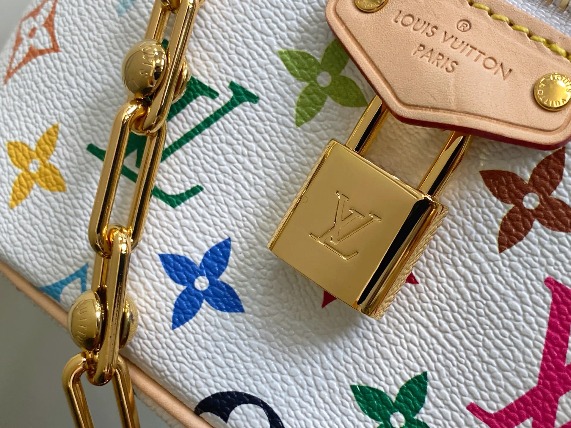 Louis Vuitton Chain Bag Leather
