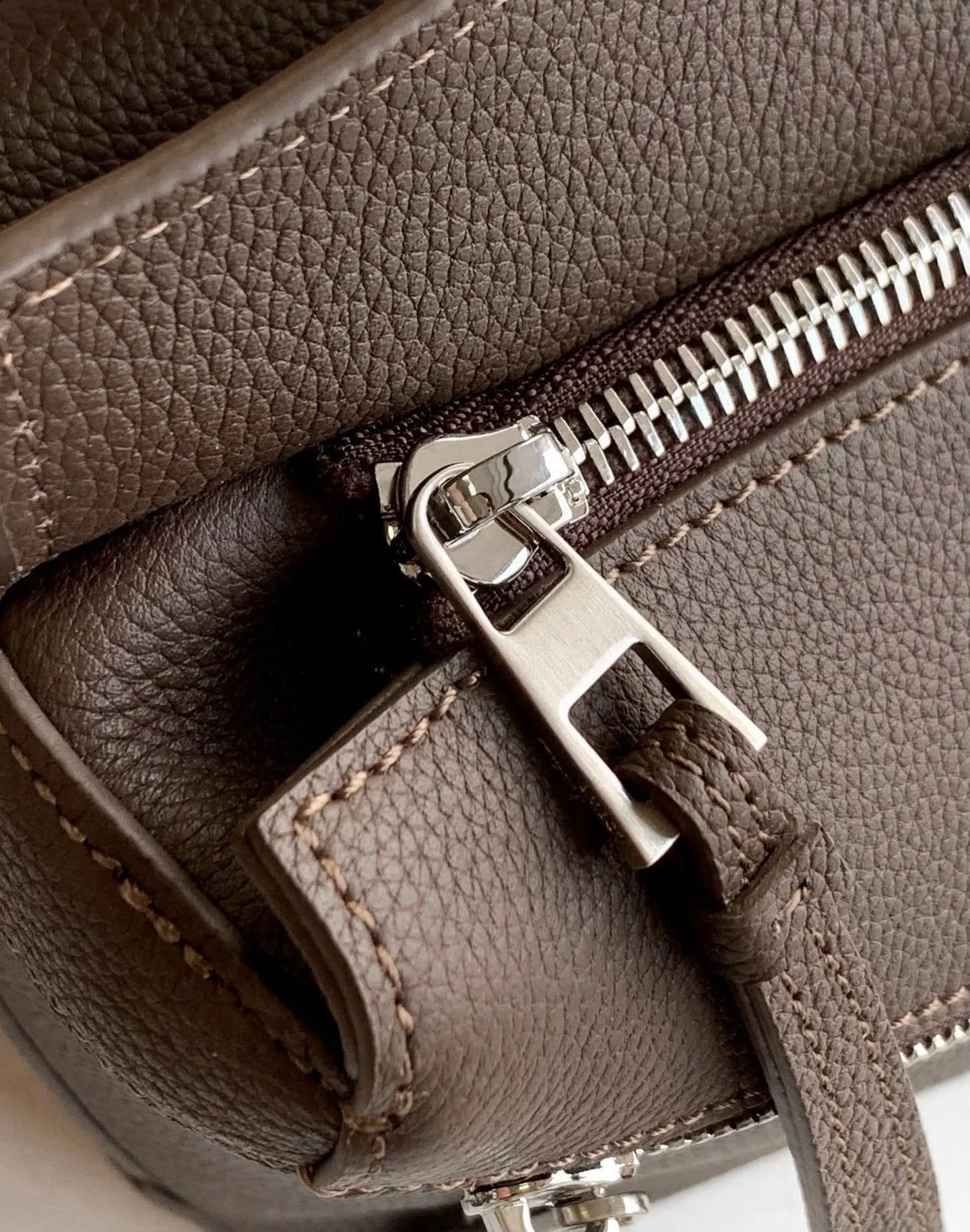 Coffee Belt Bag Casual Leather