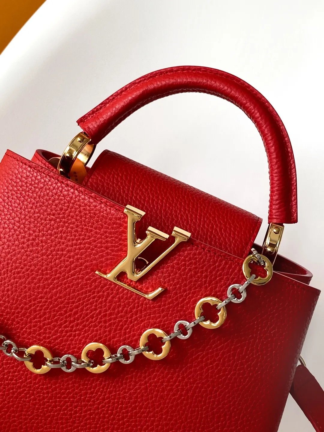 Louis Vuitton Black Chain Bag Leather