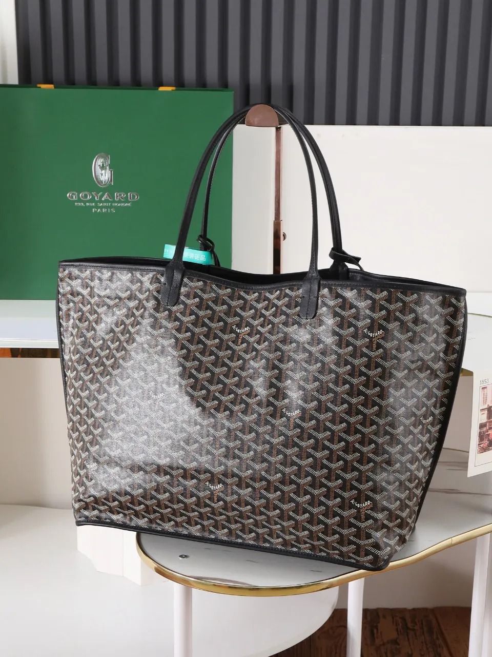 Goyard 黑色 小牛皮 托特包 大容量托特款