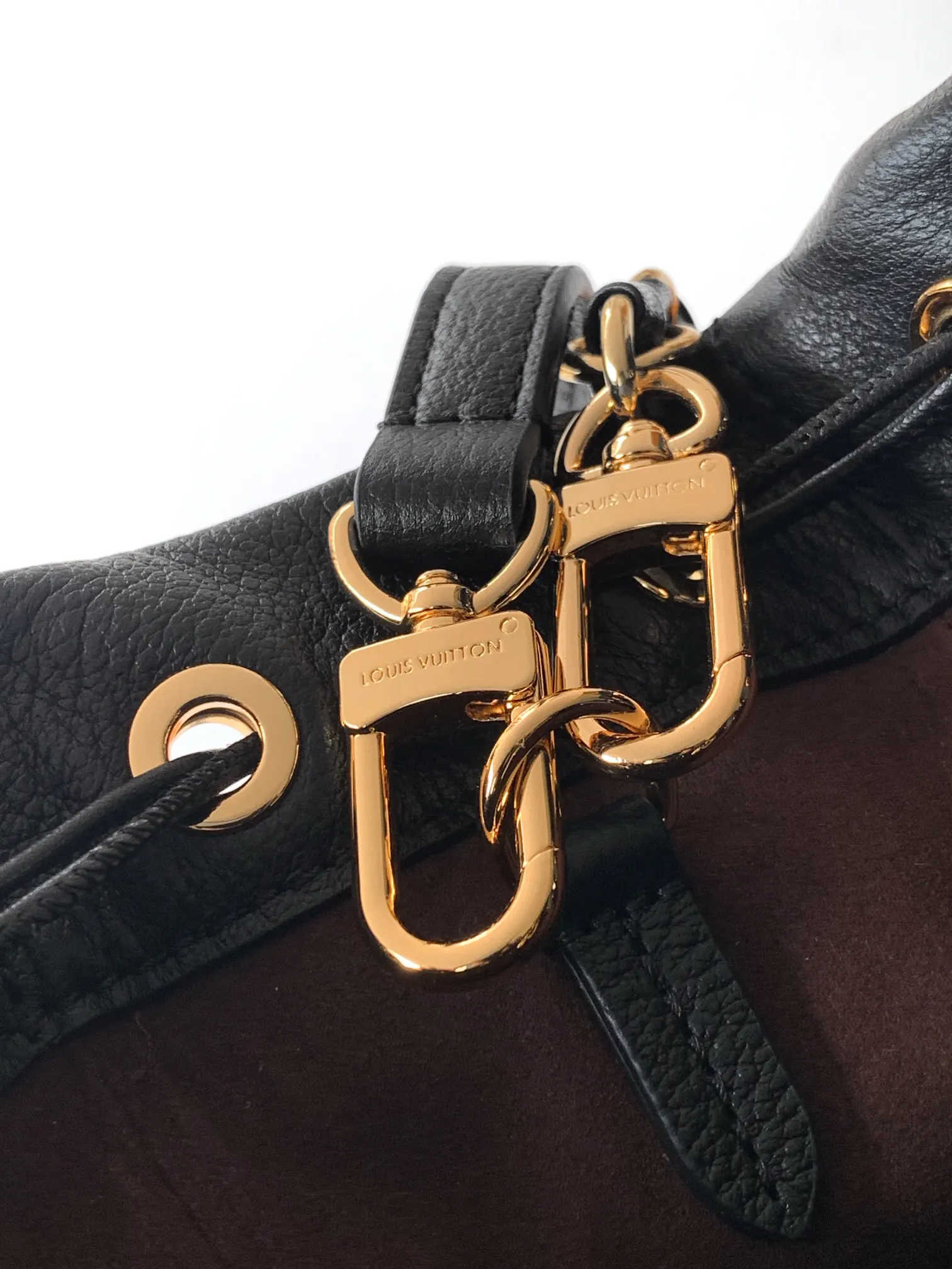 Black Brown Chain Bag Leather Image 9 Black Brown Chain Bag Leather Image 9