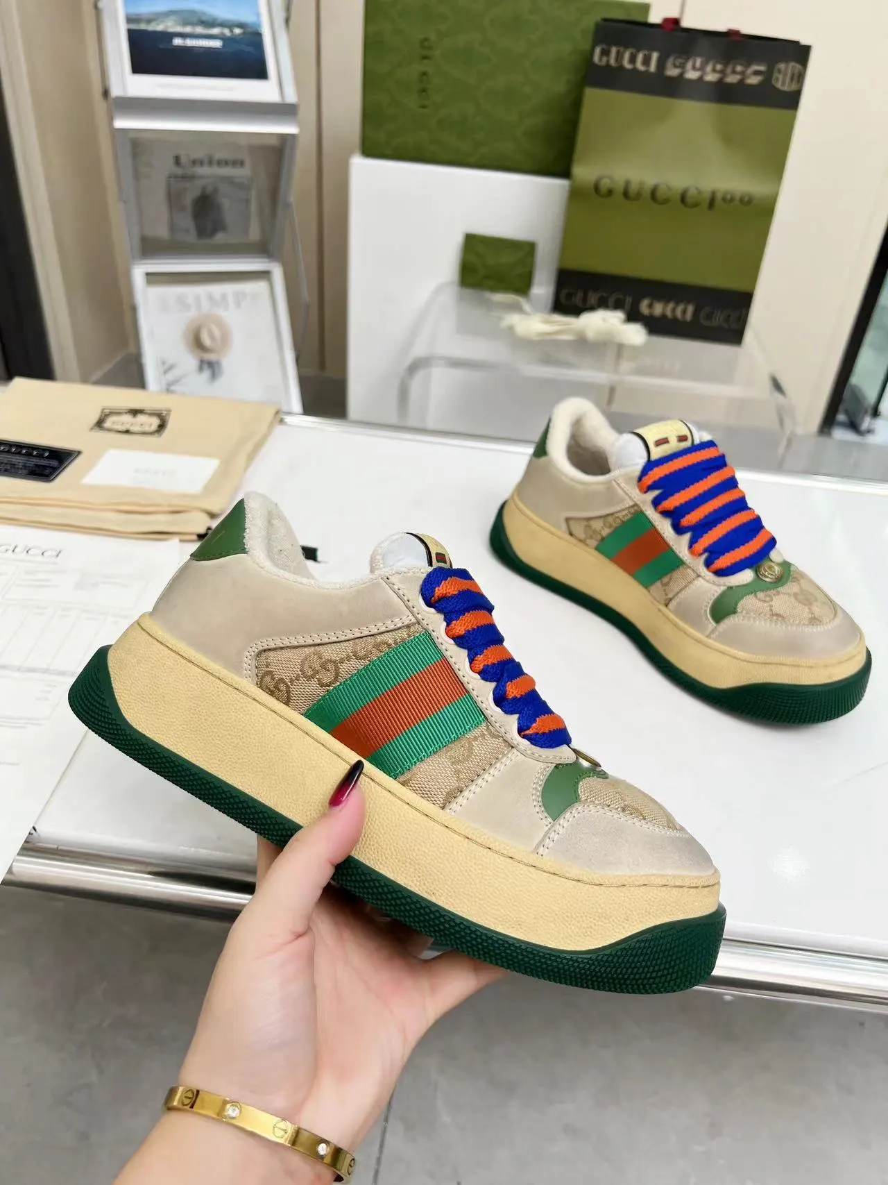 Gucci Logo休闲运动鞋 百搭款