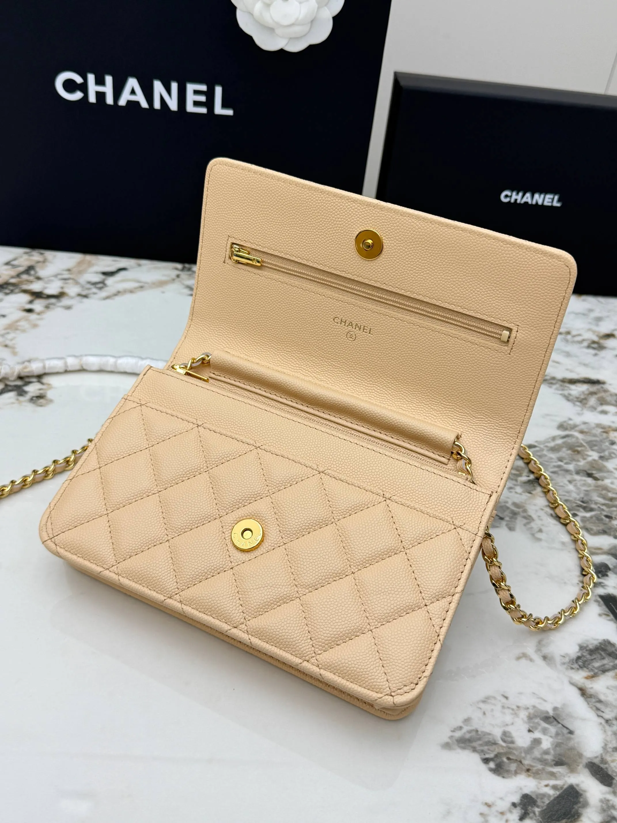 CHANEL 小牛皮 鏈條包 精致鏈條款