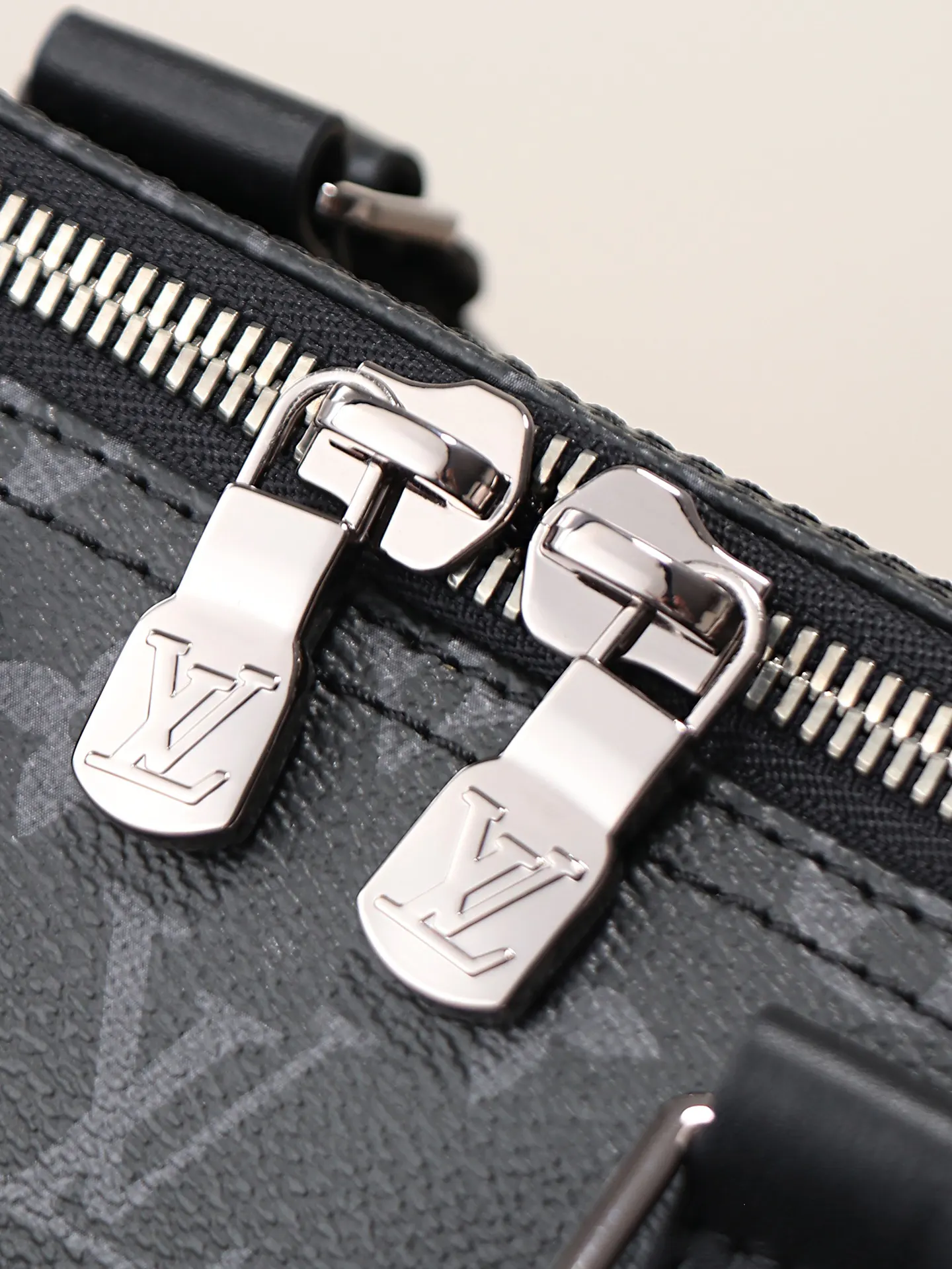 Keepall 帆布 黑色花纹 Keep 旅行袋 大容量旅行款