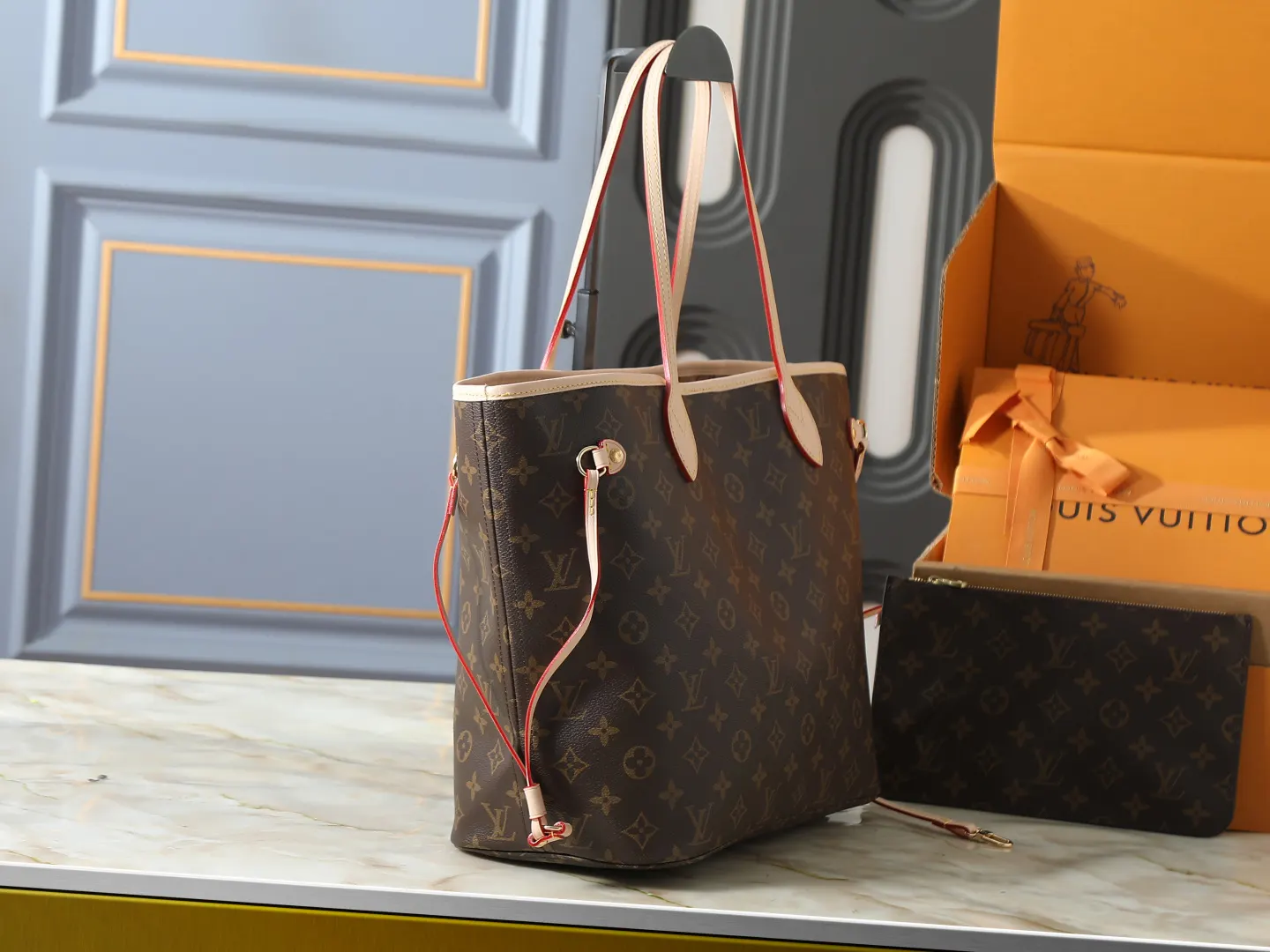 Monogram Clutch Bag Canvas