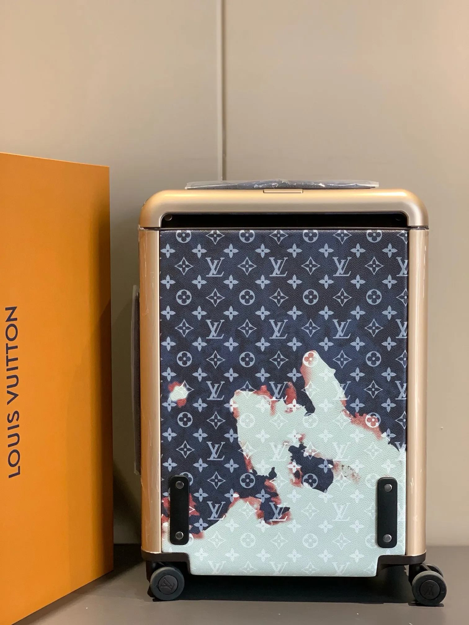 銀色 拉杆真皮包裹 行李箱 旅行拉杆款 輕便出行款