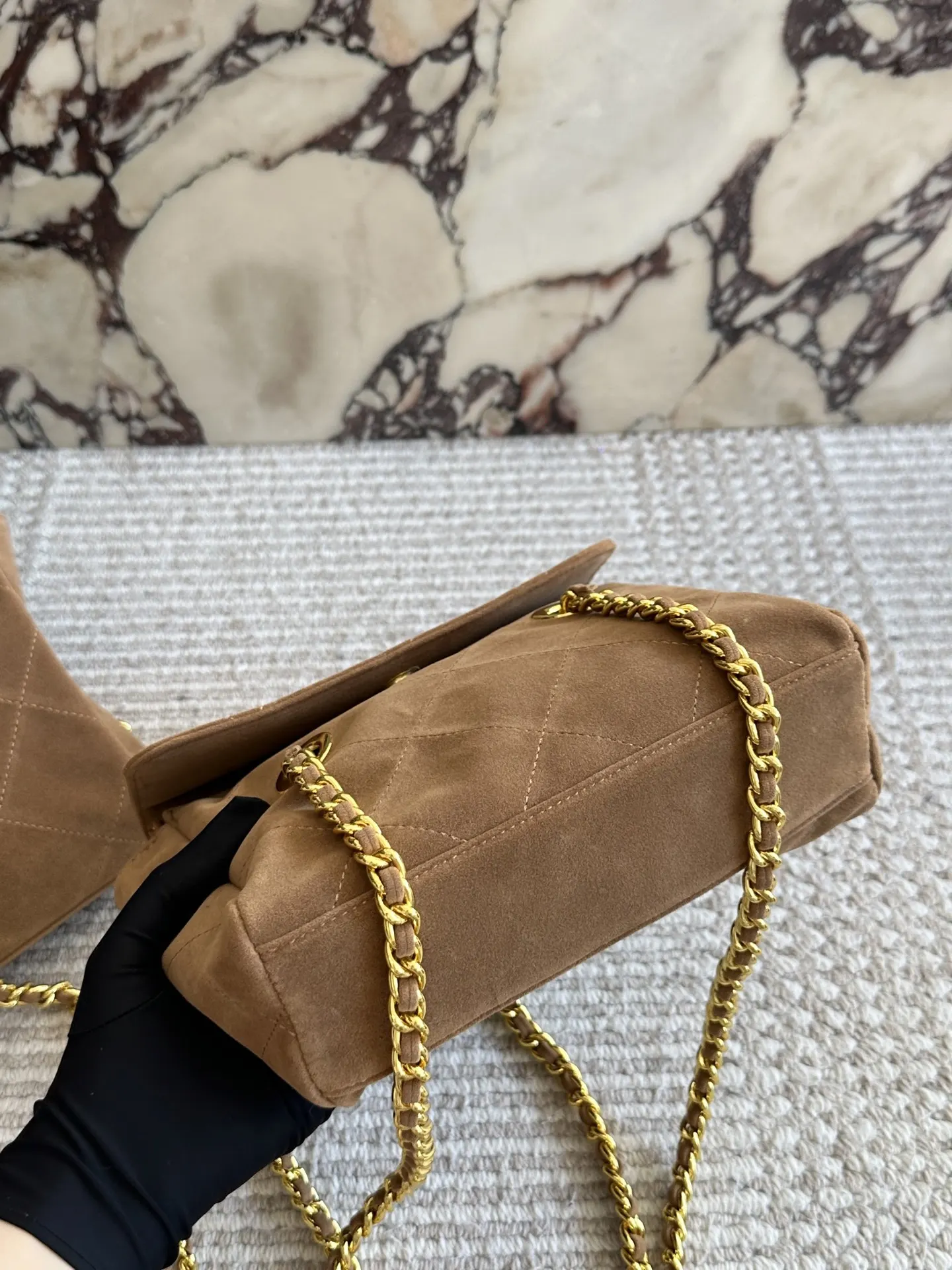 Prada Brown Chain Bag Classic