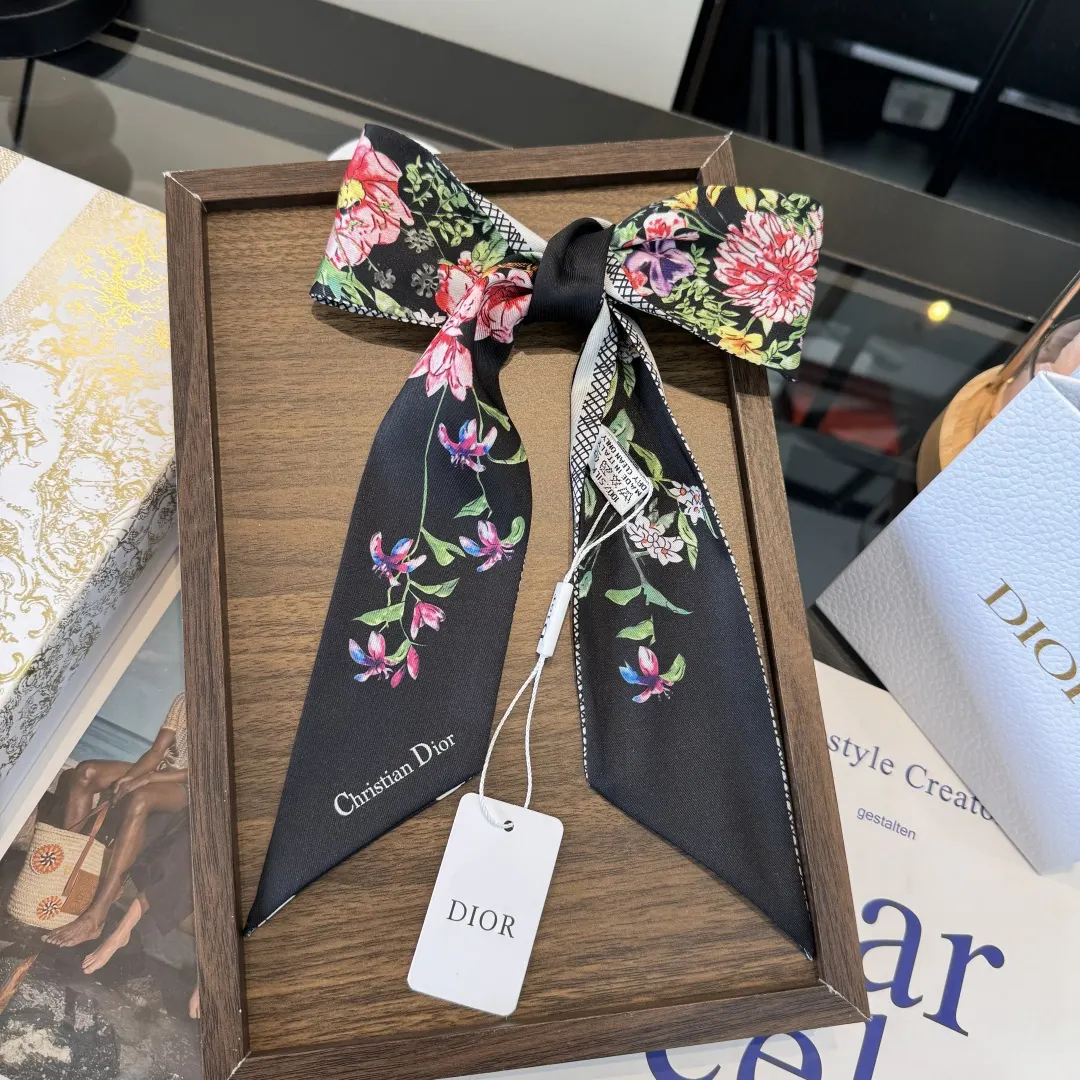 Dior 黑色 髮飾