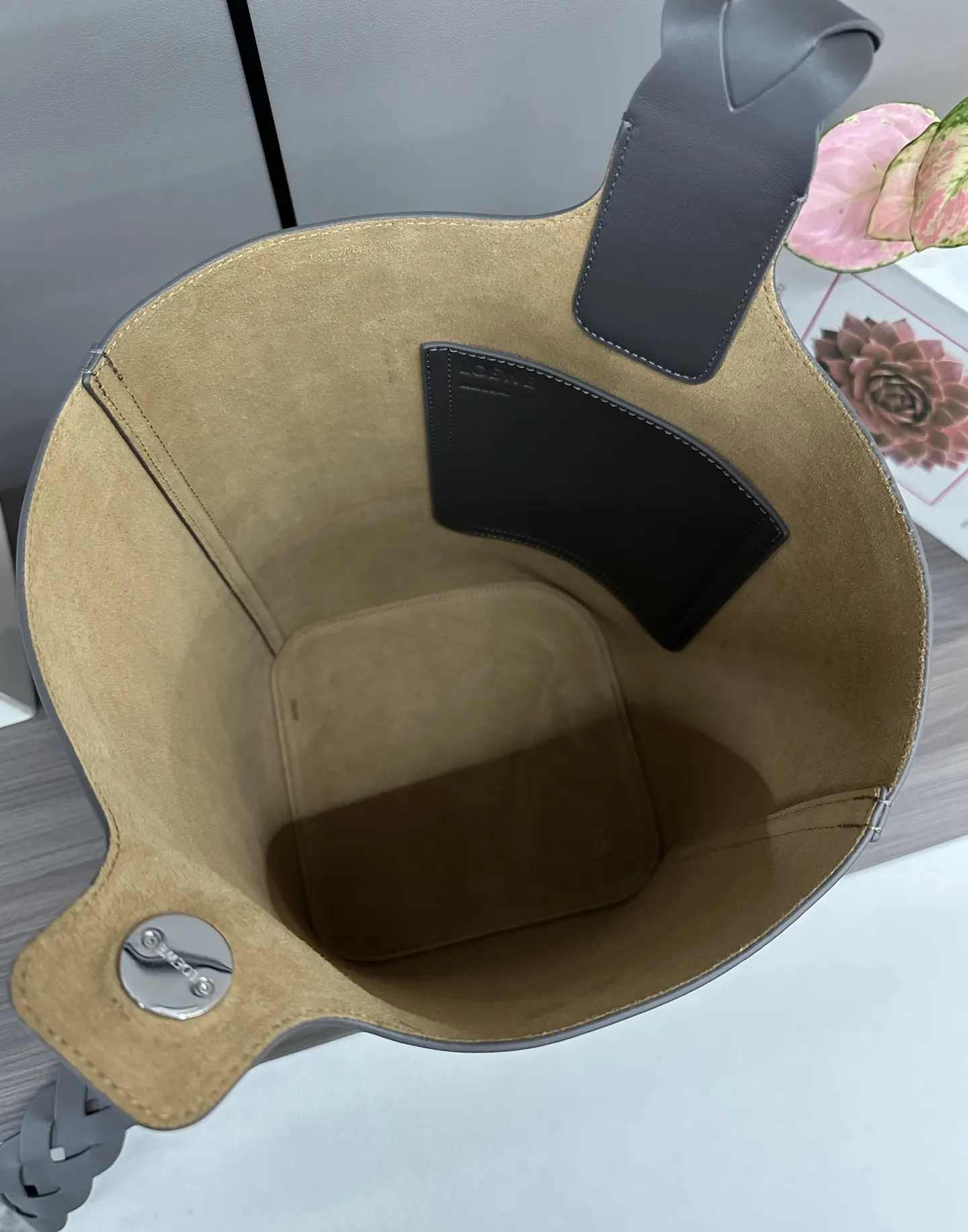 Bucket Bag Casual Leather