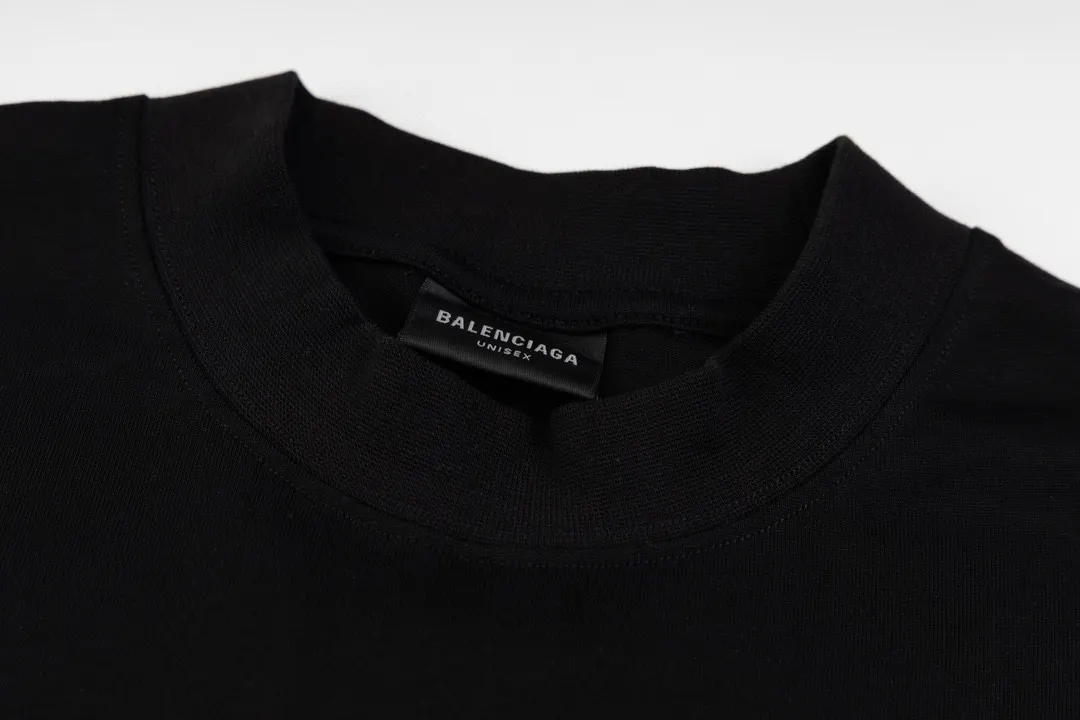 Balenciaga Black Short Sleeve T-Shirt Loose