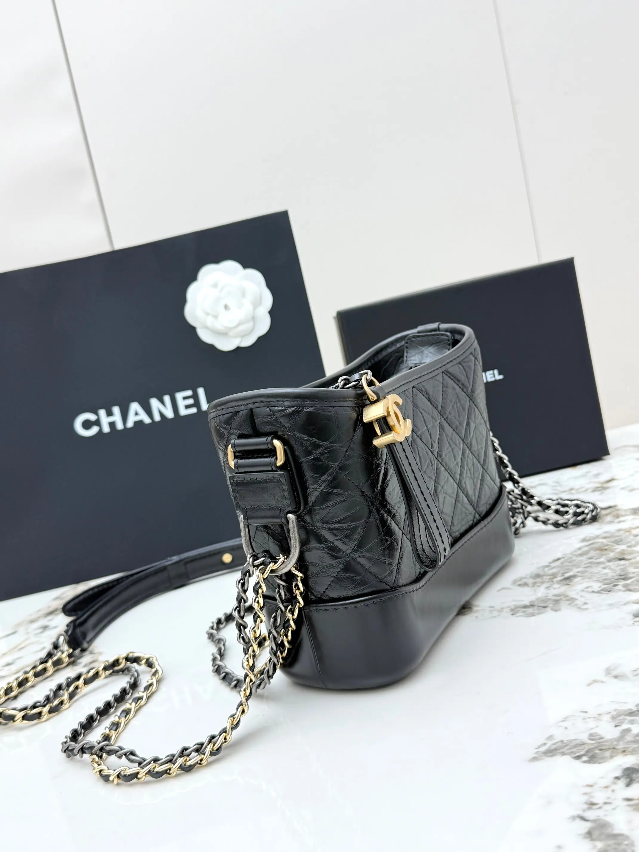 CHANEL 牛皮 链条包 精致链条款